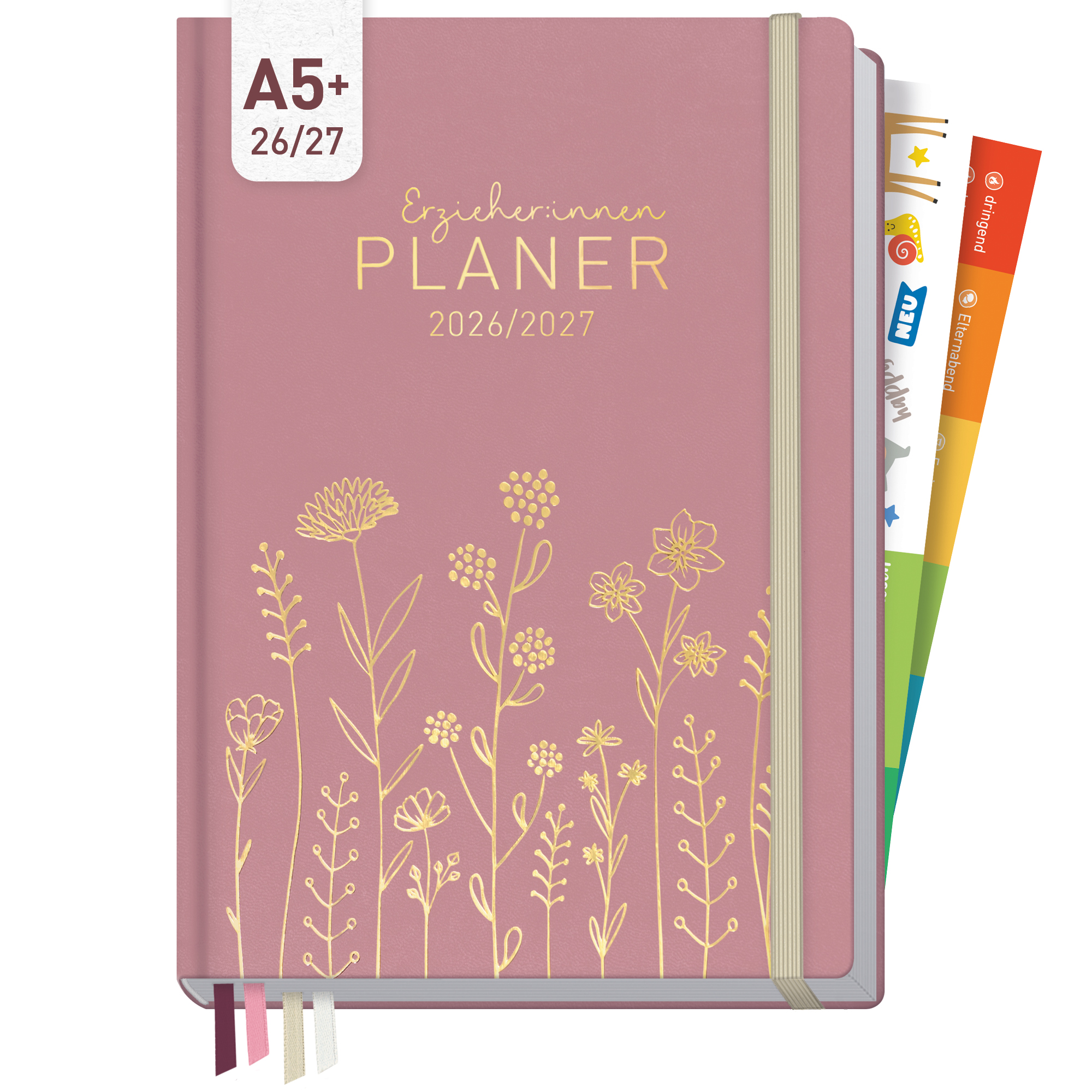 Artikelbild 1 des Artikels “Erzieher-Planer A5+ 26/27  [Fine Flowers rosé] “