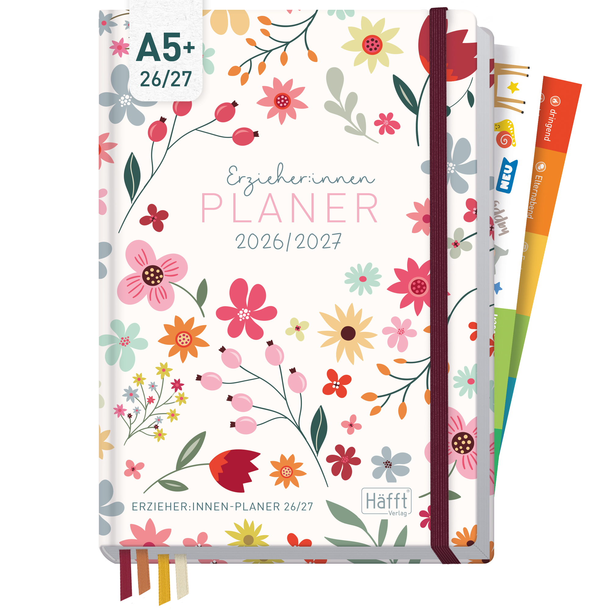 Artikelbild 1 des Artikels “Erzieher-Planer A5+ 26/27  [Wild Flower] “