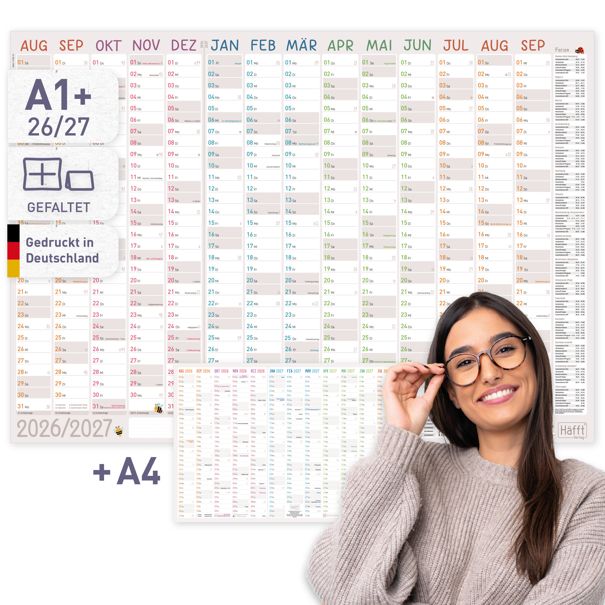 Artikelbild 1 des Artikels “Wandkalender Kita-Planer A1 + 2026/2027 “