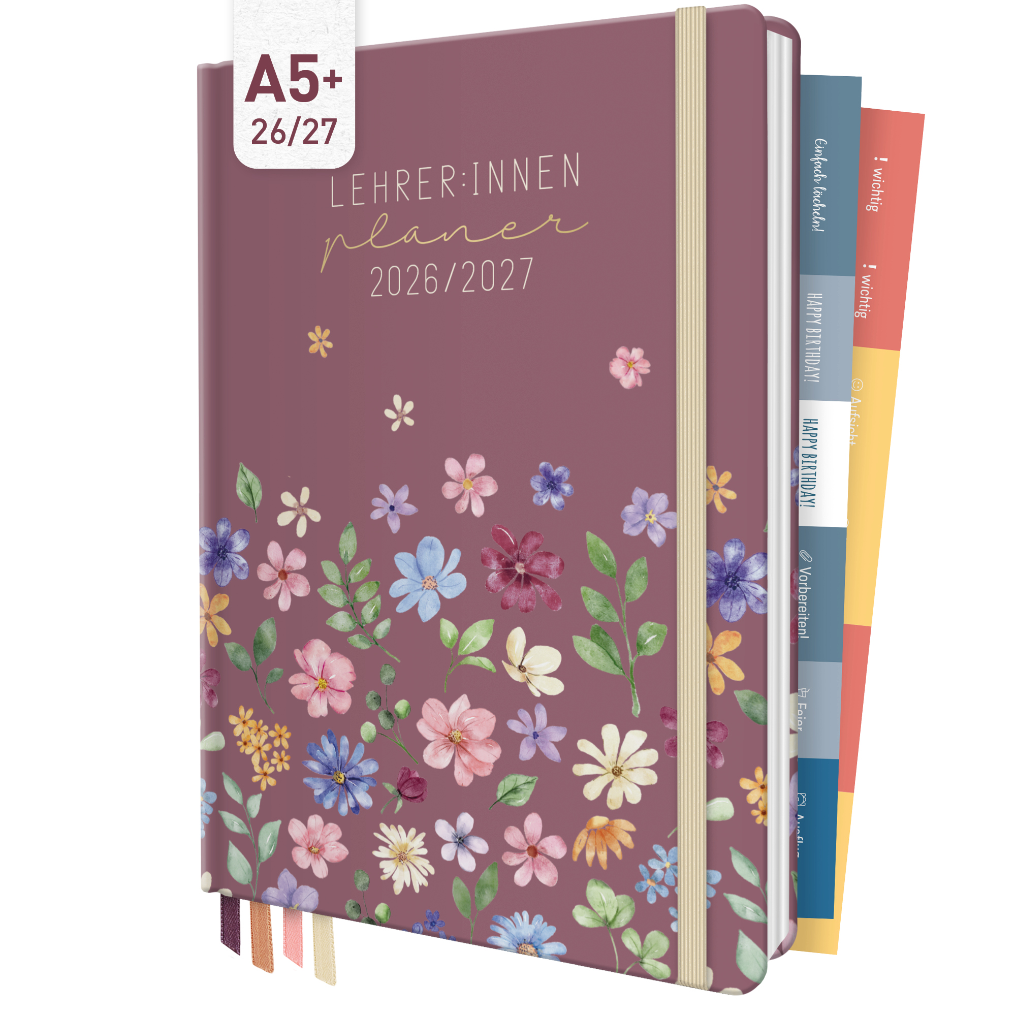 Artikelbild 1 des Artikels “Lehrer-Planer A5+ 26/27 [Berry Blossoms] “