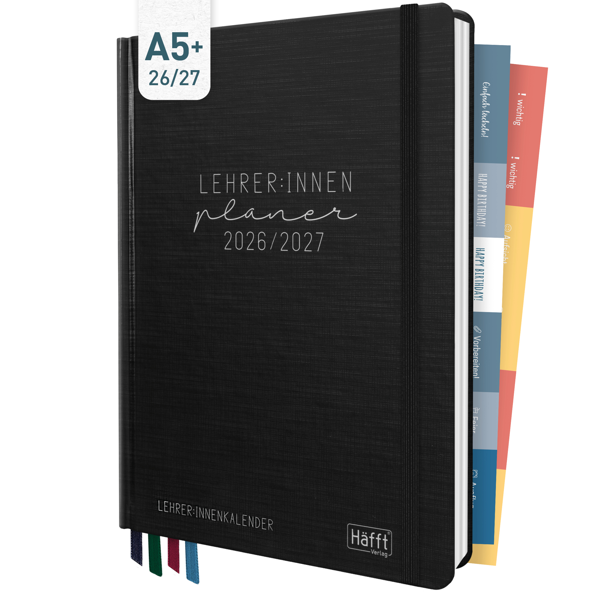 Artikelbild 1 des Artikels “Lehrer-Planer A5+ 26/27 [Black Edition] “