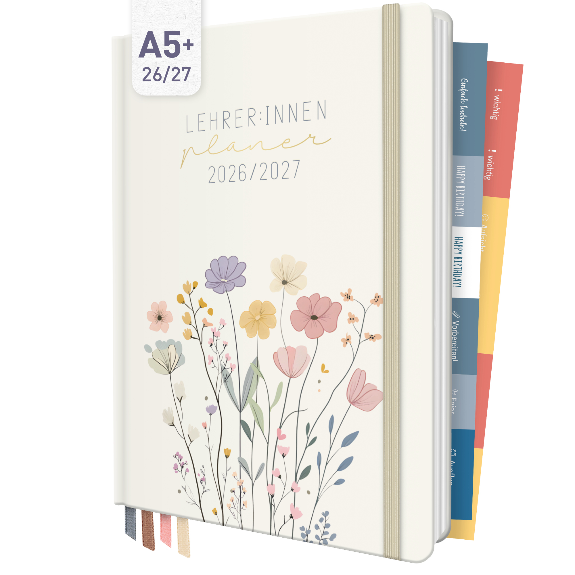 Artikelbild 1 des Artikels “Lehrer-Planer A5+ 26/27 [Flower Joy] “