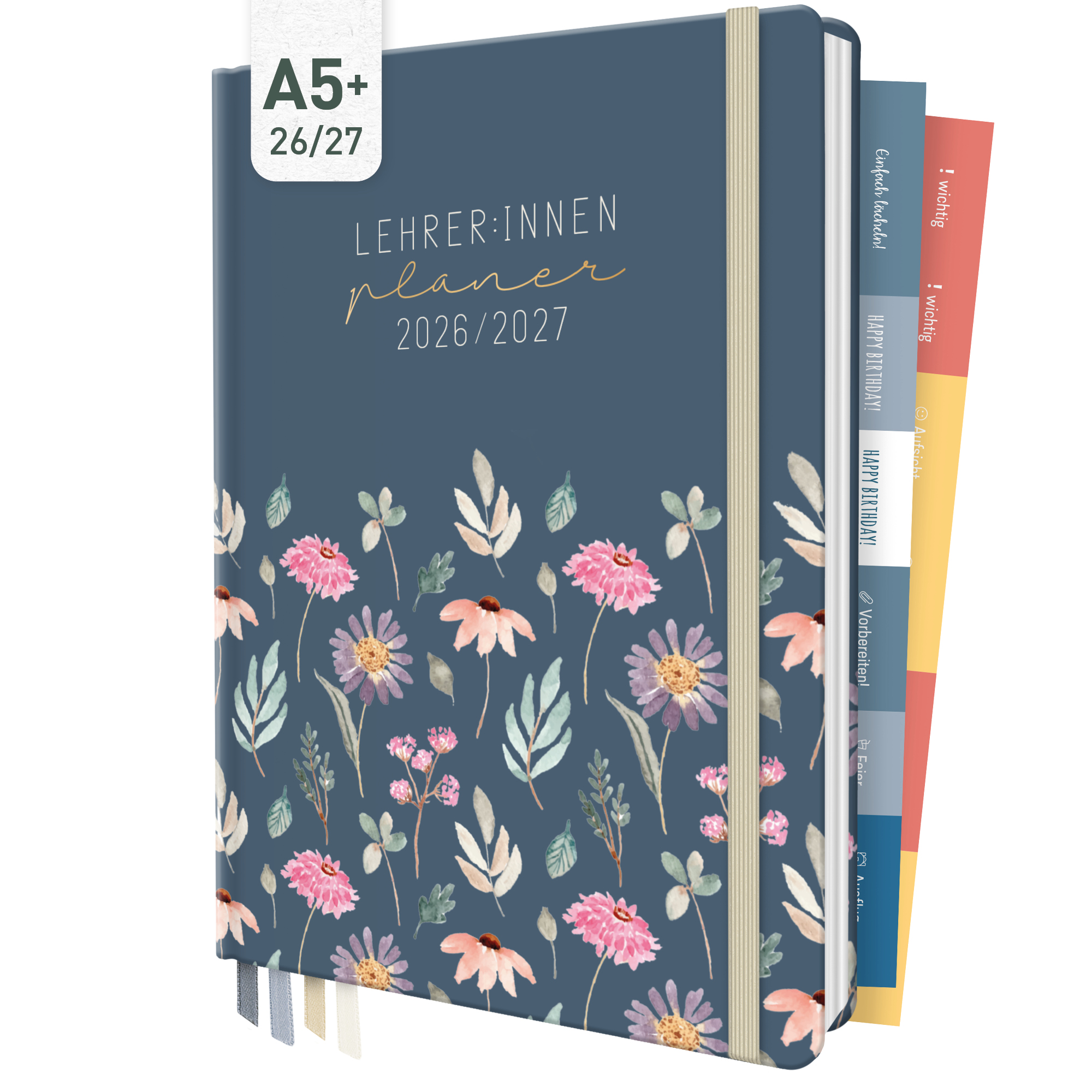 Artikelbild 1 des Artikels “Lehrer-Planer A5+ 26/27 [Flying Flowers] “