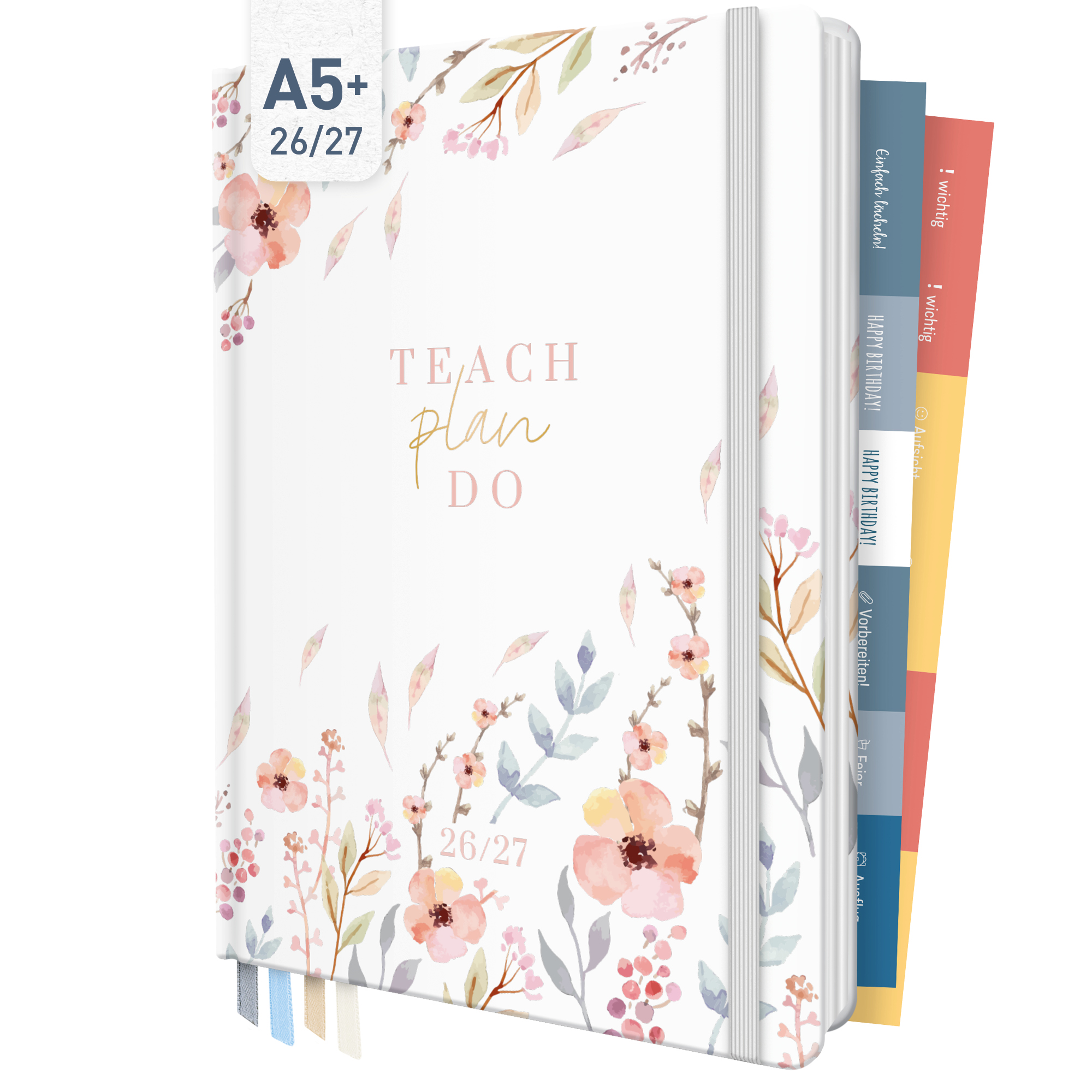 Artikelbild 1 des Artikels “Lehrer-Planer A5+ 26/27 [Sweet Flowers] “