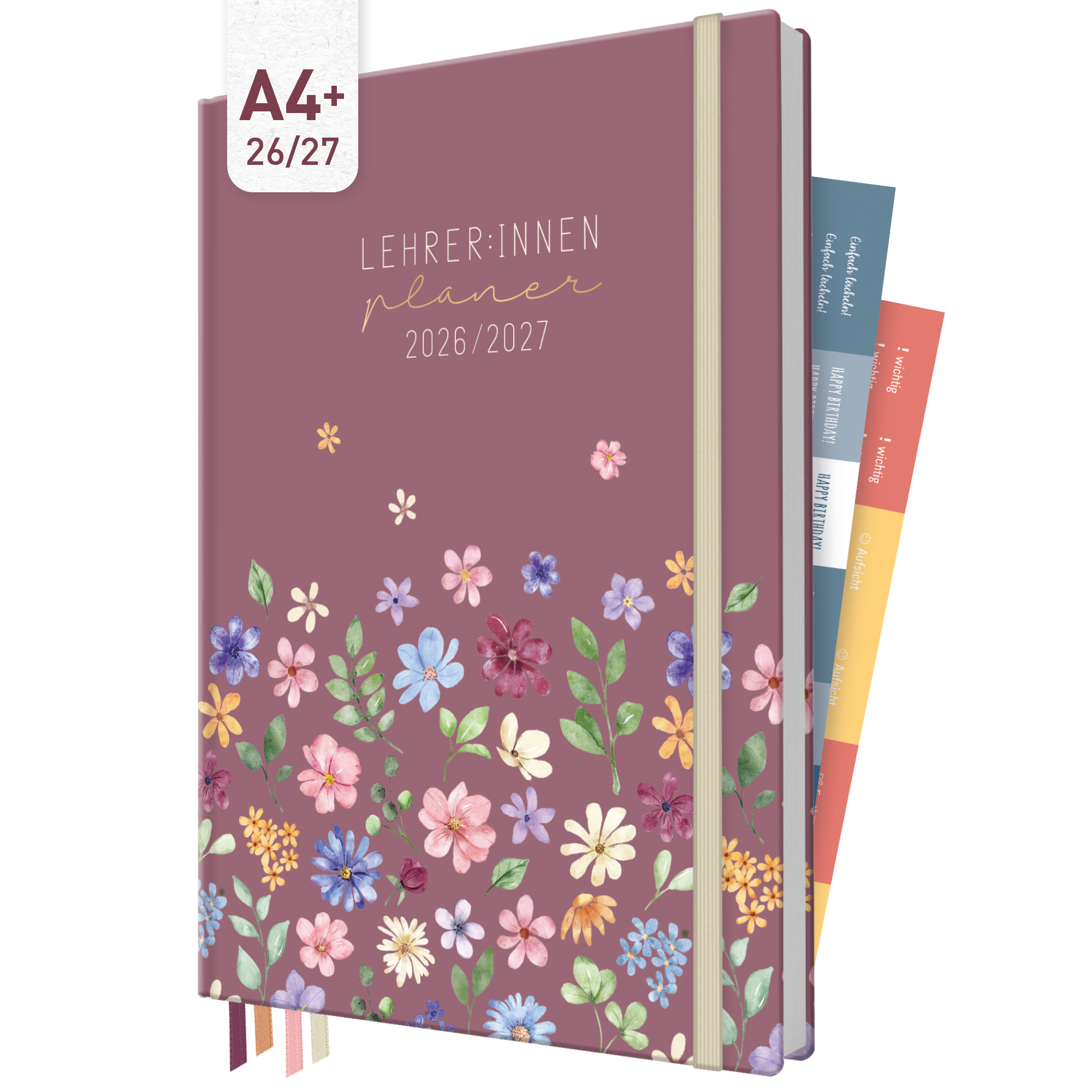 Artikelbild 1 des Artikels “Lehrer-Planer Maxi A4+ 26/27 [Berry Blossoms] “