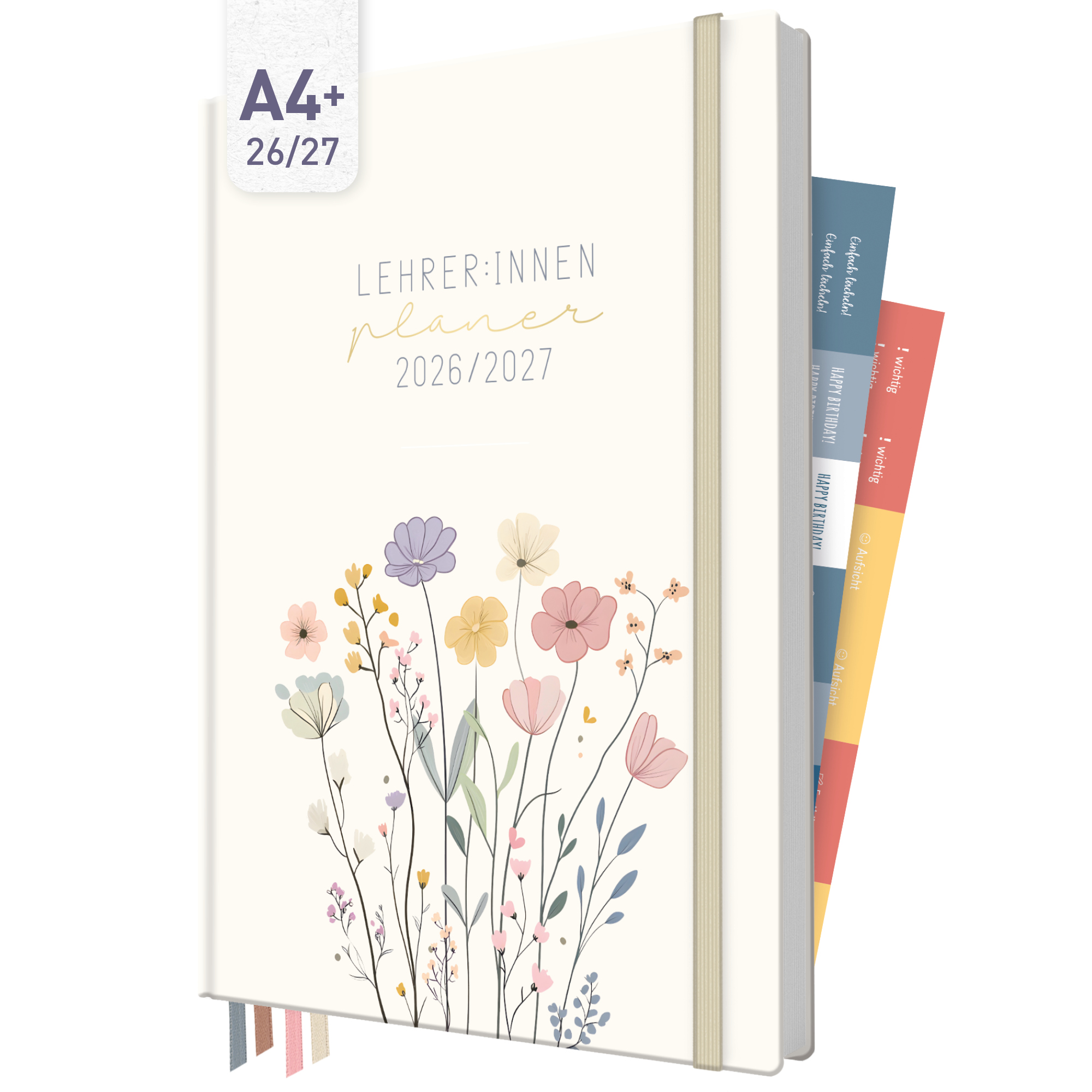 Artikelbild 1 des Artikels “Lehrer-Planer Maxi A4+ 26/27 [Flower Joy] “