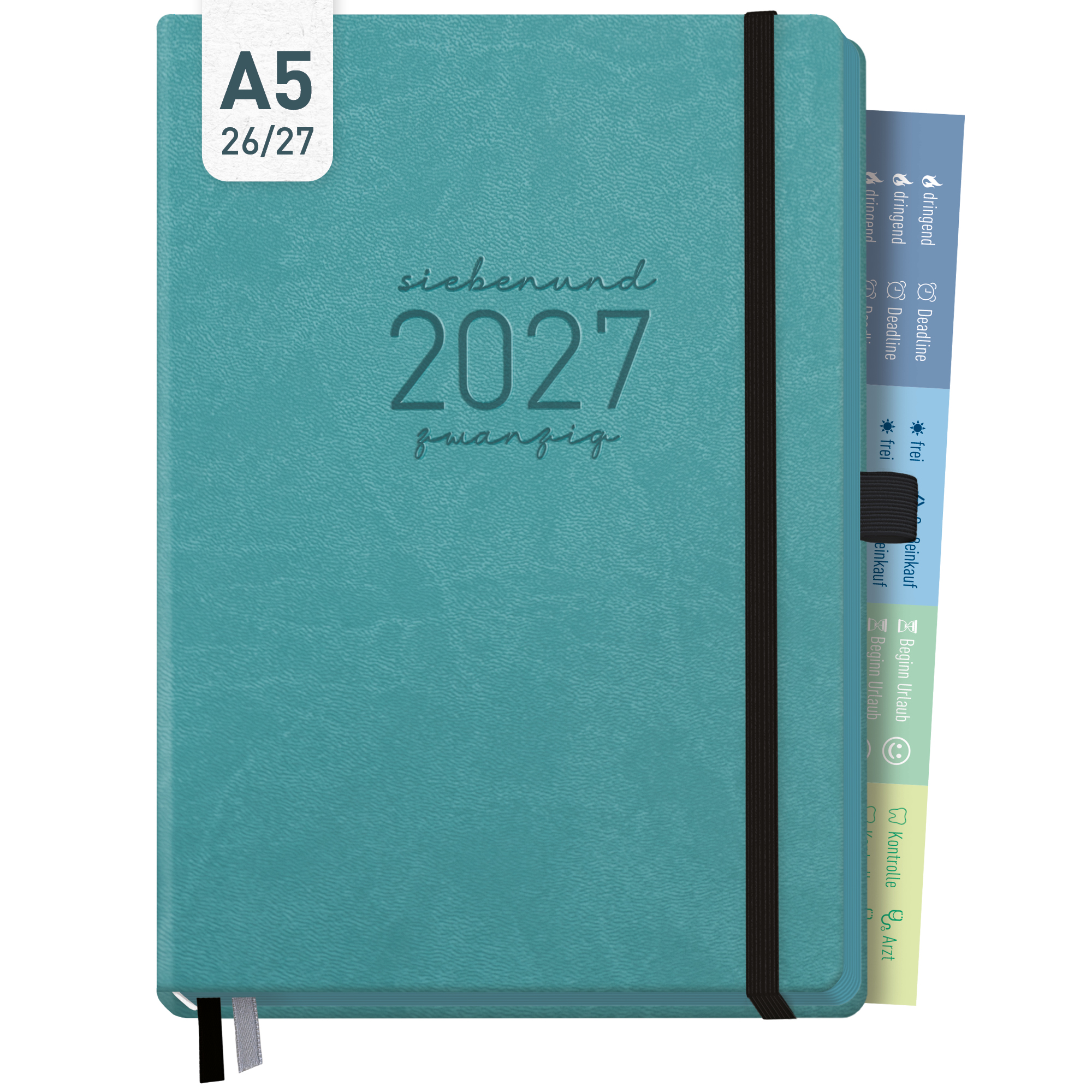 Artikelbild 1 des Artikels “Chäff-Timer Deluxe A5 2026/2027 [Hellpetrol] “