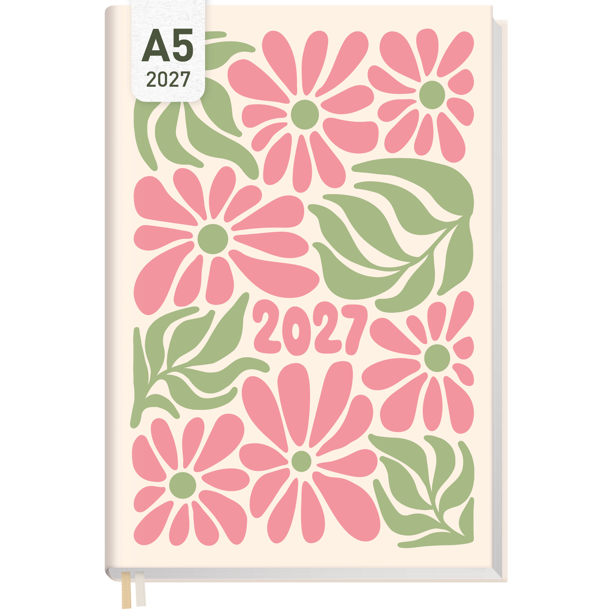 Artikelbild 1 des Artikels “Chäff-Timer Classic A5 2027 [Flower Power pink] “