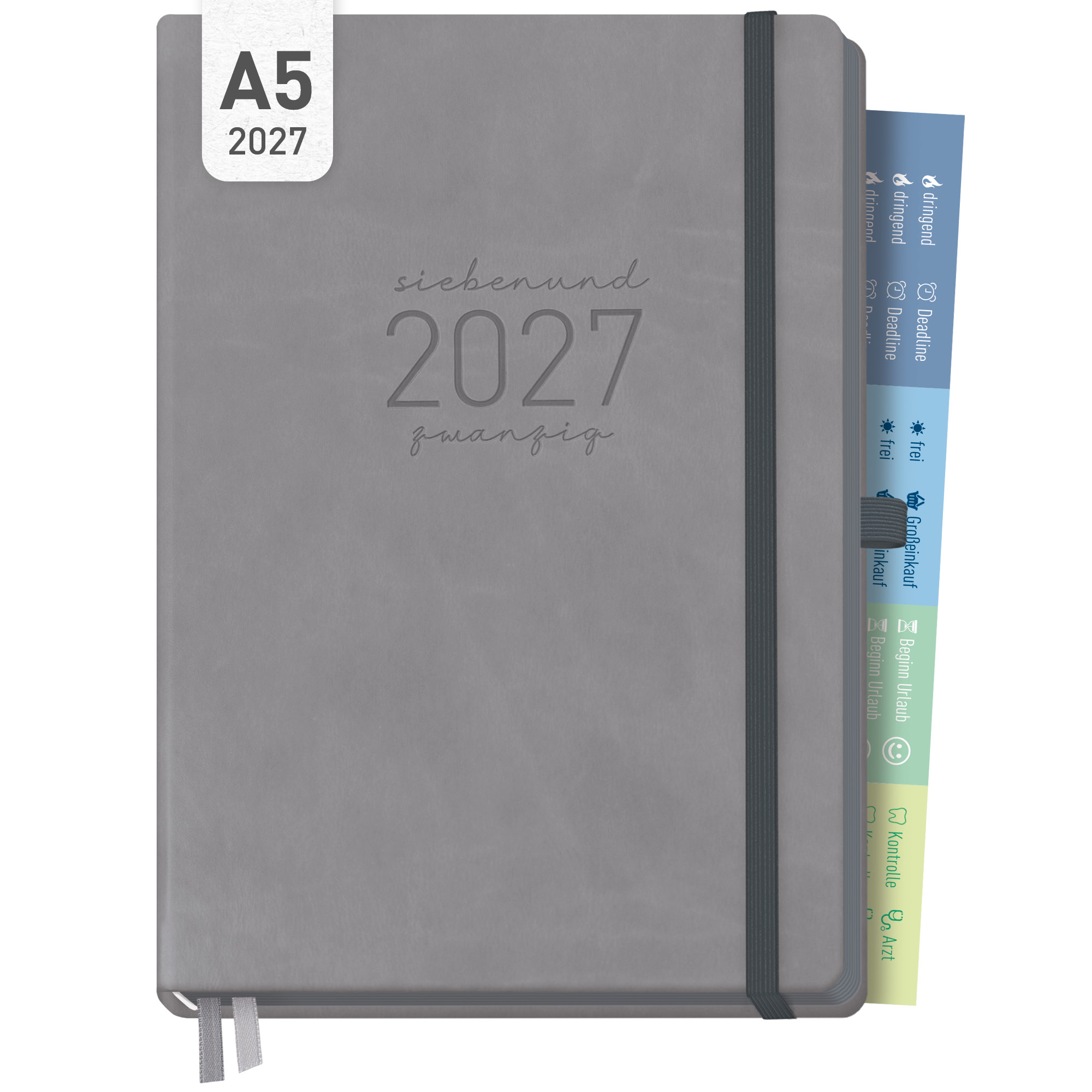 Artikelbild 1 des Artikels “Chäff-Timer Deluxe A5 2027 [Grey Edition] “