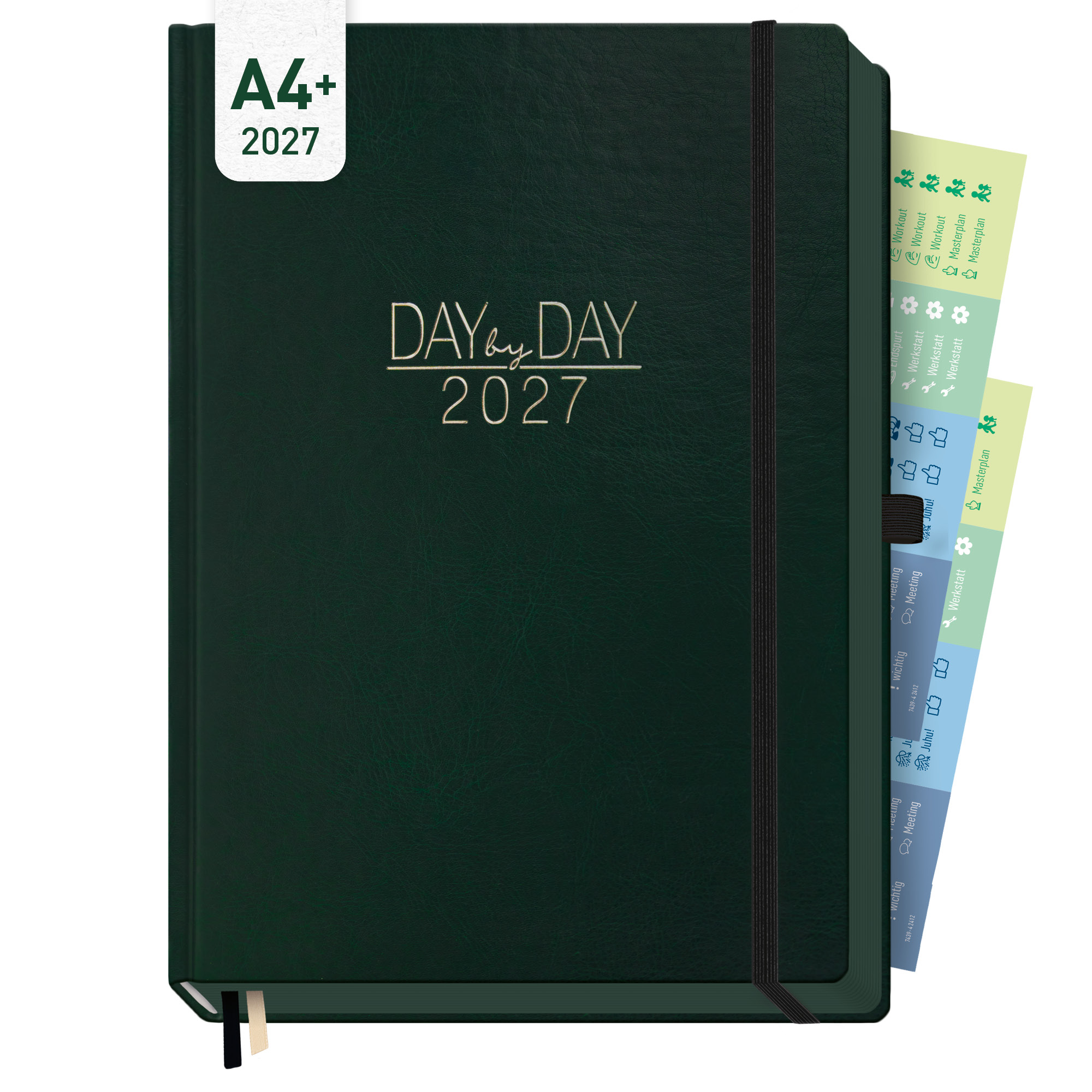 Artikelbild 1 des Artikels “Organizer Day by Day Maxi A4+ 2027 [Dark Green] “