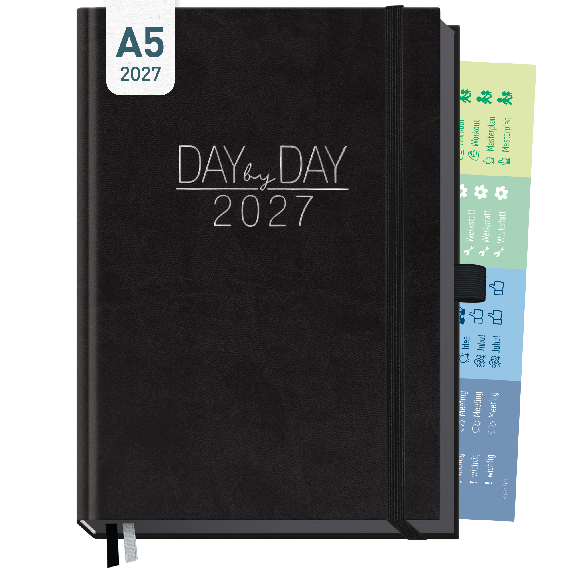 Artikelbild 1 des Artikels “Organizer Day by Day Deluxe A5 2027 [Black Edition] “