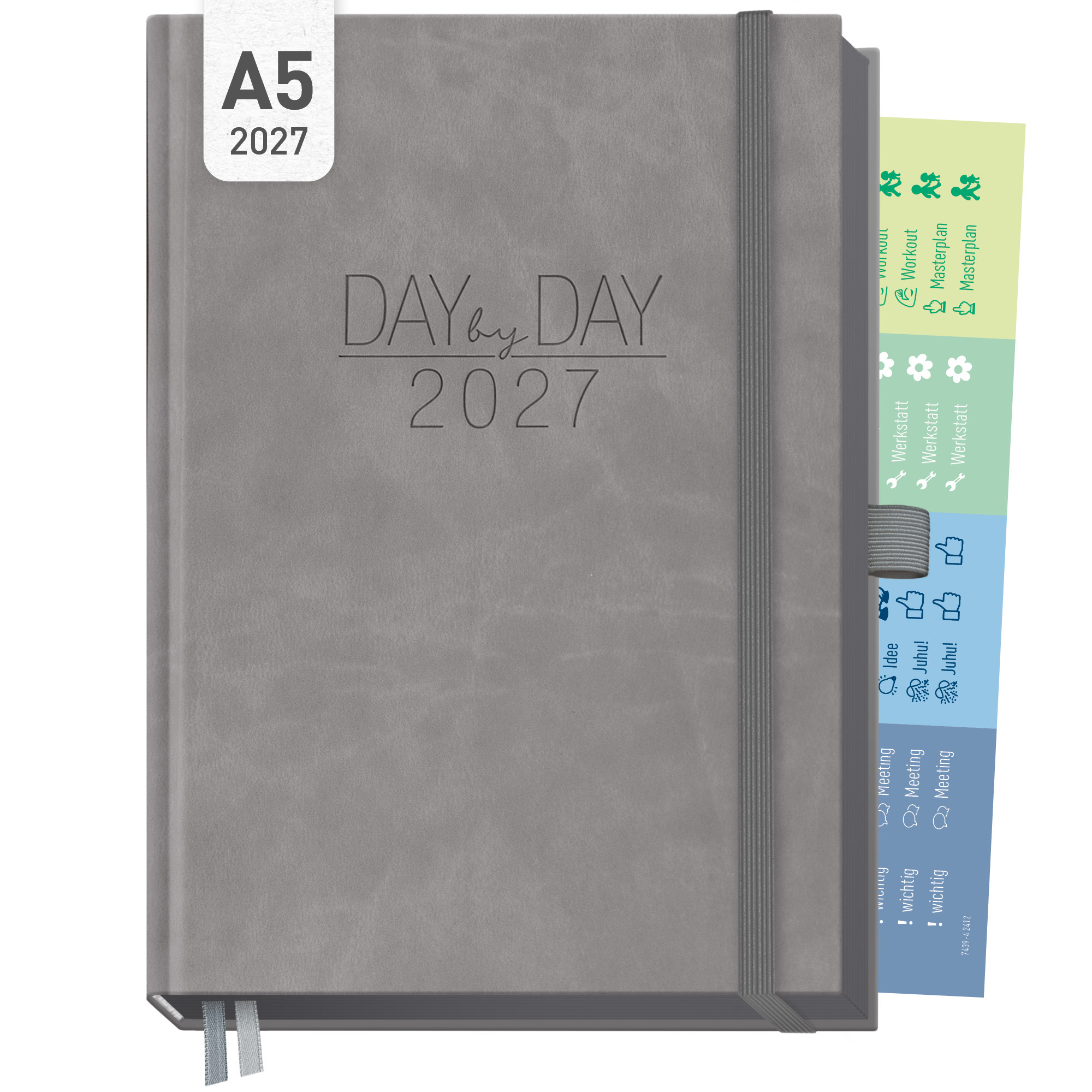 Artikelbild 1 des Artikels “Organizer Day by Day Deluxe A5 2027 [Grey Edition] “