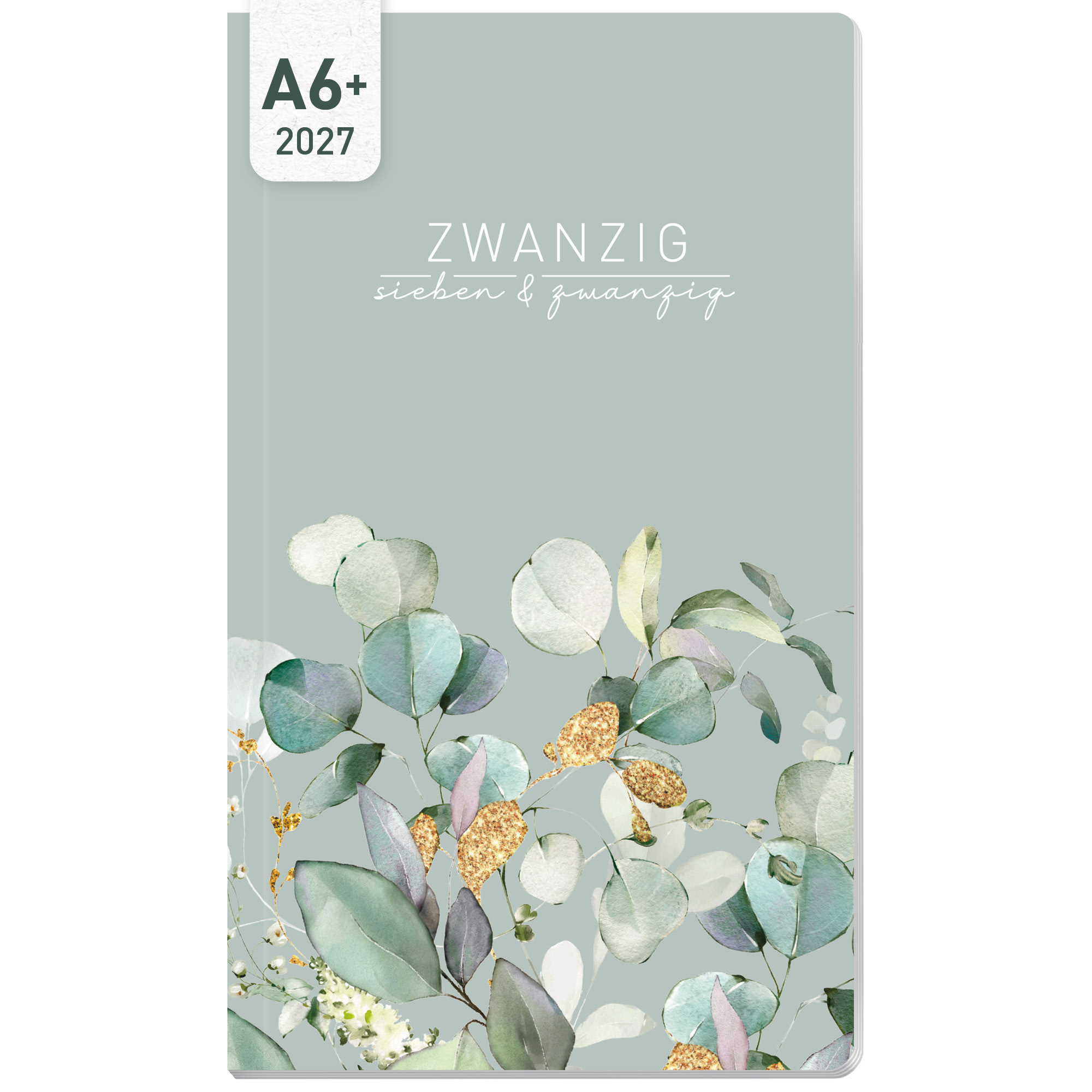 Artikelbild 1 des Artikels “Monatskalender Pocket Slim A6+ 2027 [Minty Leaves] “