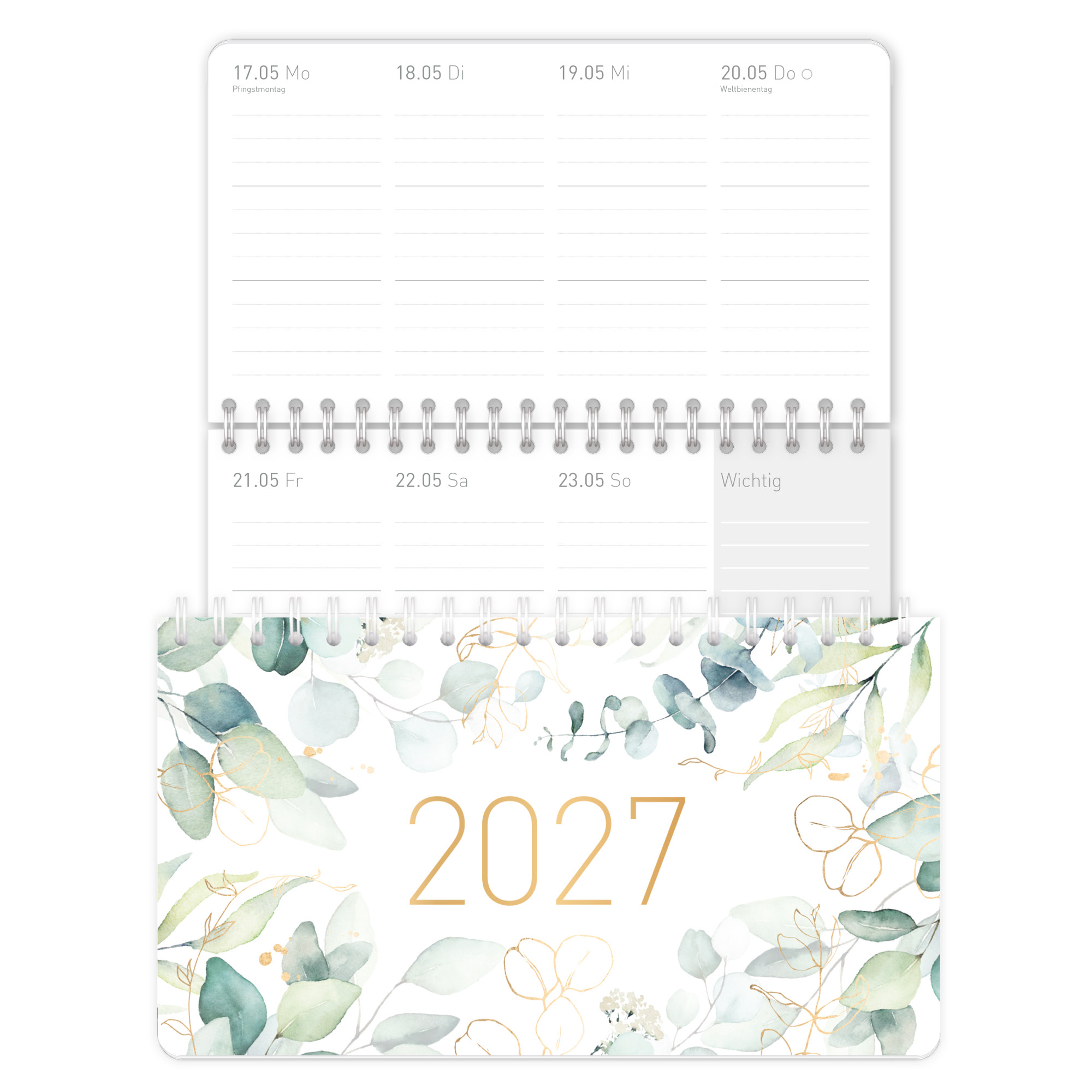 Artikelbild 1 des Artikels “Wochen-Tischkalender Pocket 2027 [Blattgold] “
