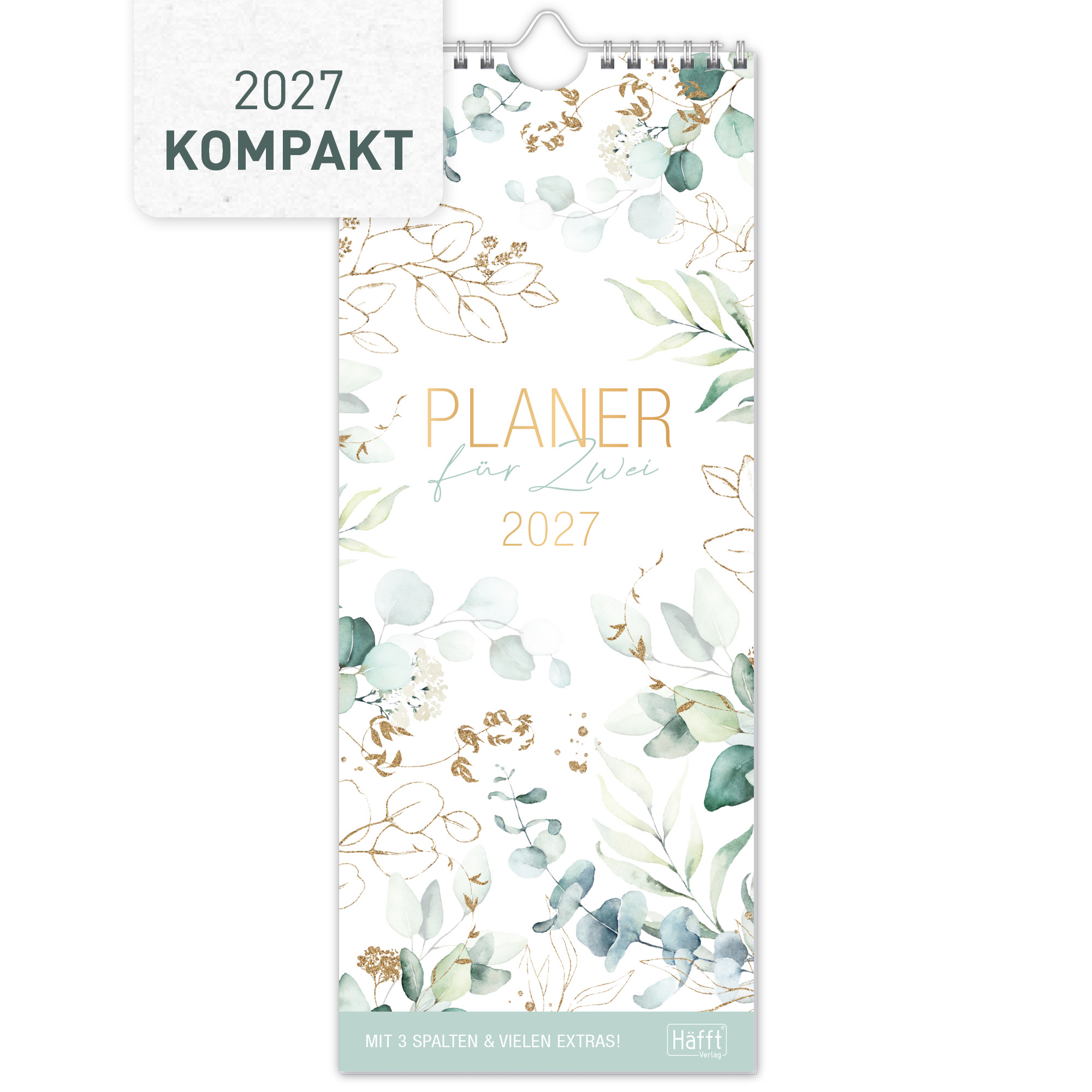 Artikelbild 1 des Artikels “Planer für Zwei kompakt 2027 Wandkalender mit 3 Spalten “