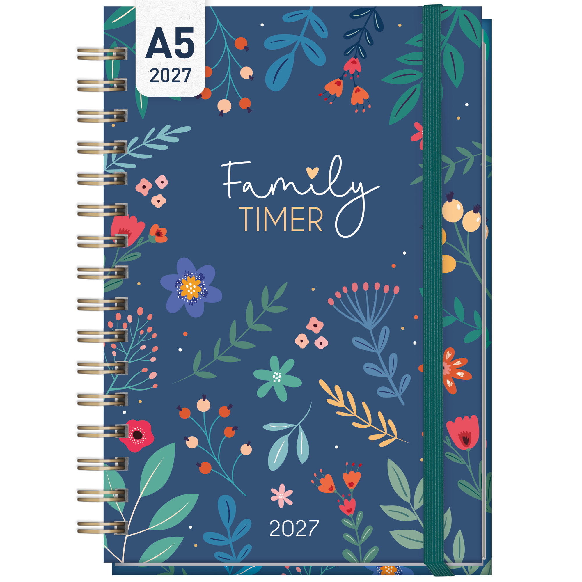 Artikelbild 1 des Artikels “Family-Timer A5 2027 [Color Flowers] “