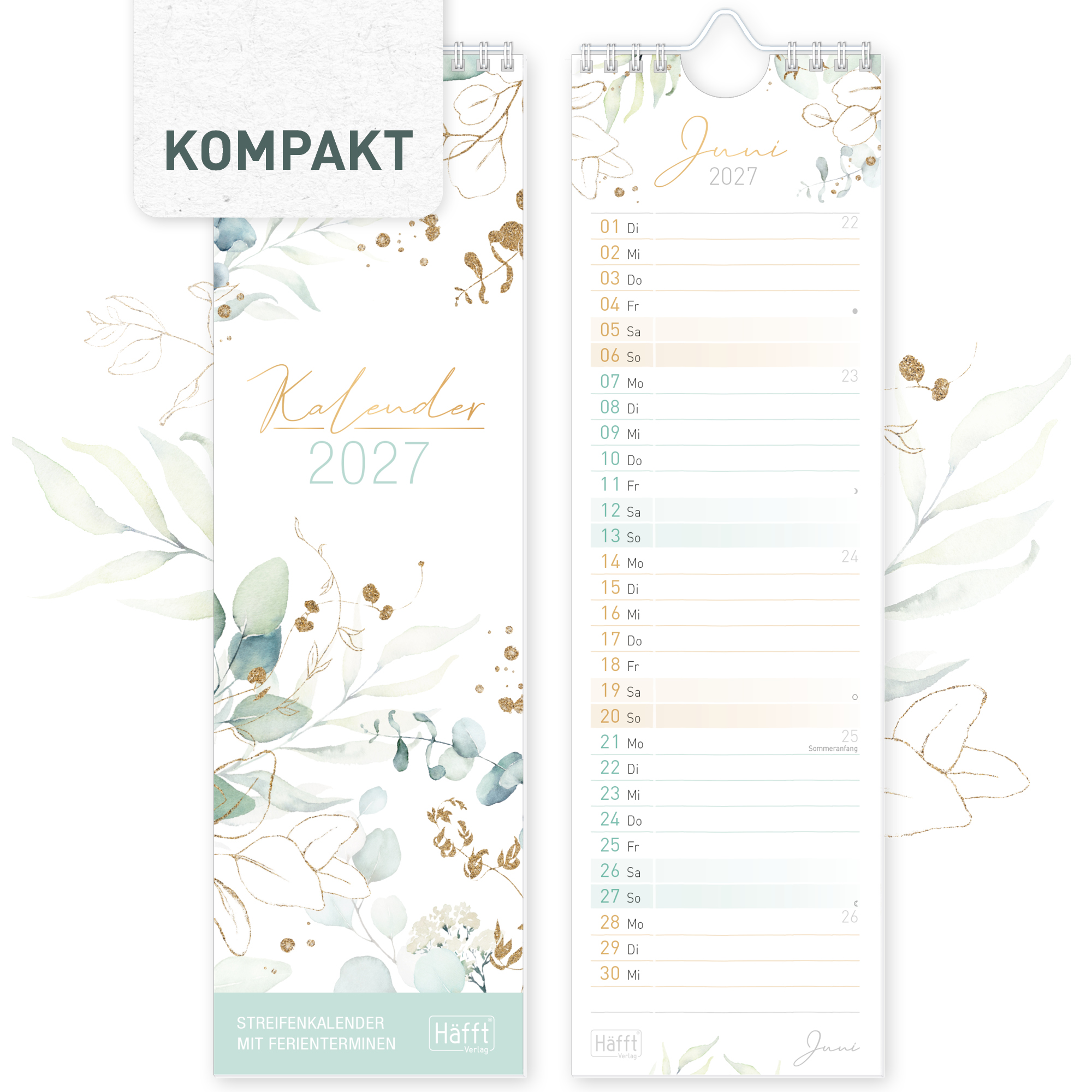 Artikelbild 1 des Artikels “Streifenkalender kompakt 2027 [Blattgold] “