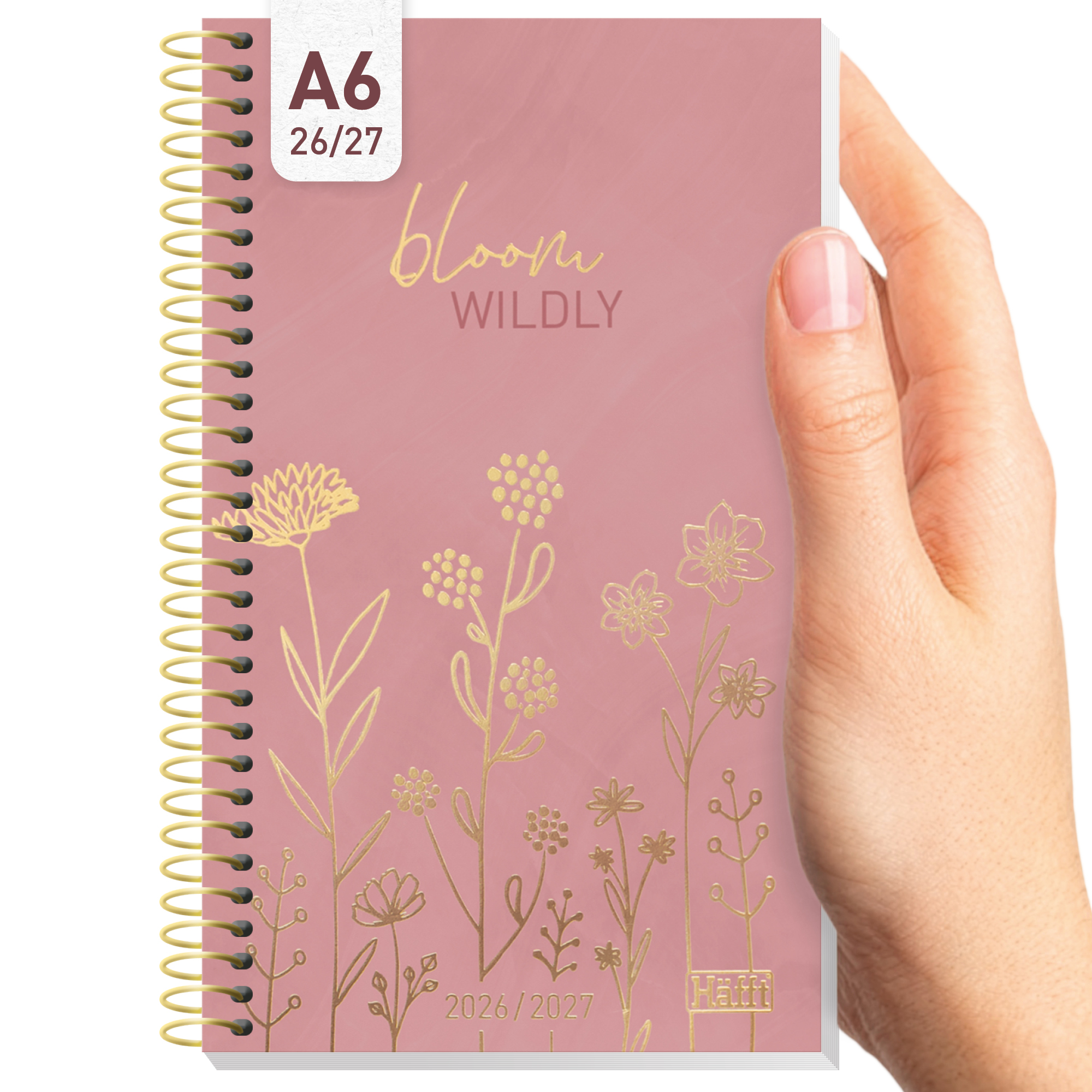 Artikelbild 1 des Artikels “College-Timer A6 Slim 2026/2027 [Fine Flowers rosé] “