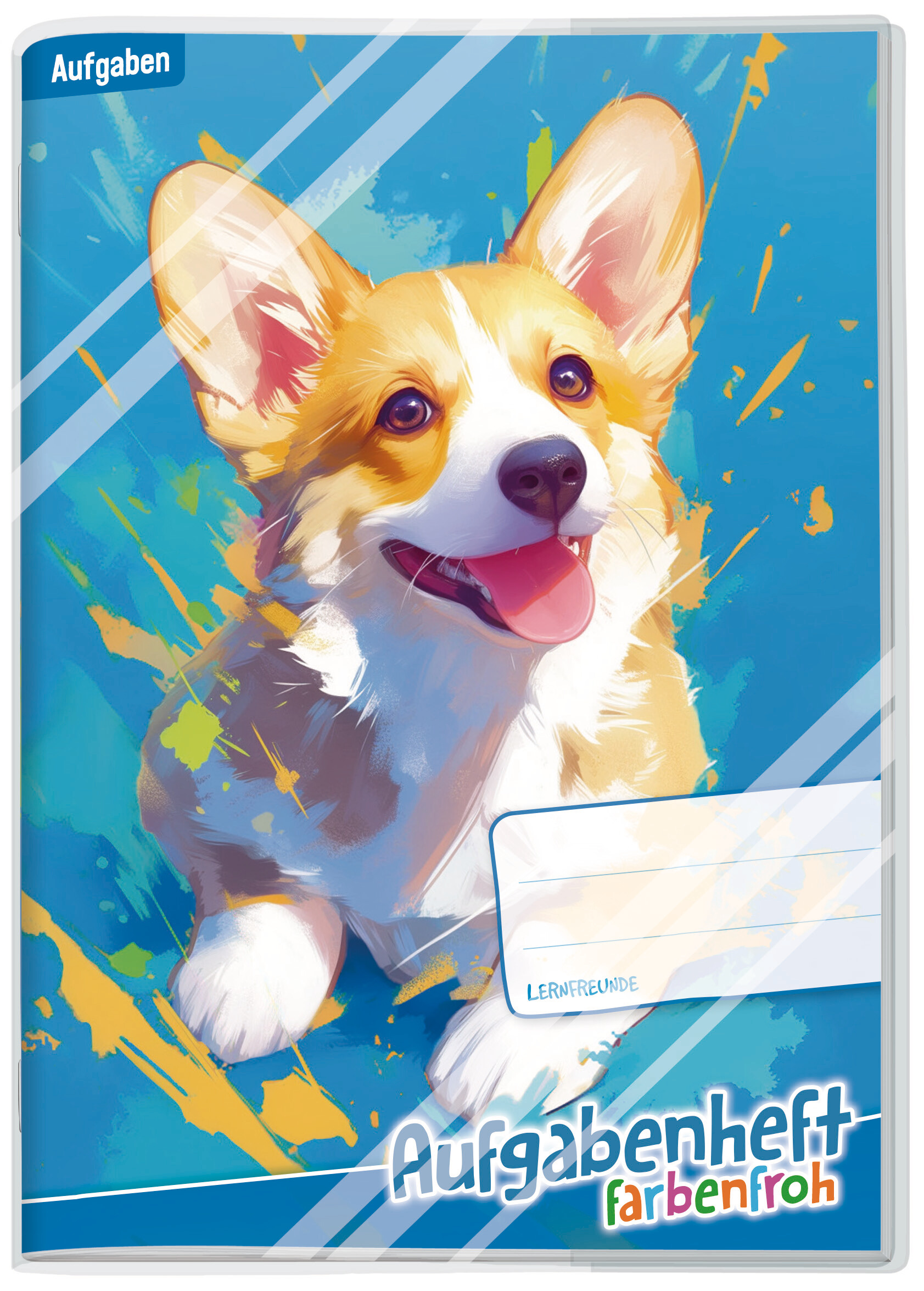 Artikelbild 1 des Artikels “Aufgabenheft Farbenfroh A5 [Corgi] “