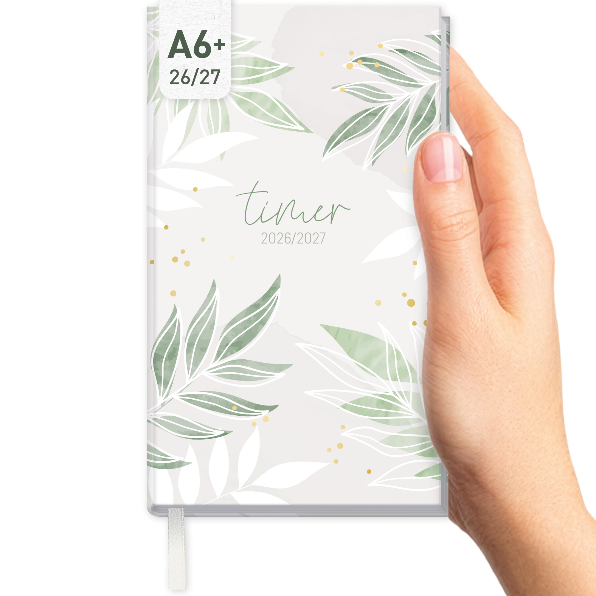 Artikelbild 1 des Artikels “Häfft-Timer A6 Slim 2026/2027 [Pure Leaves] “
