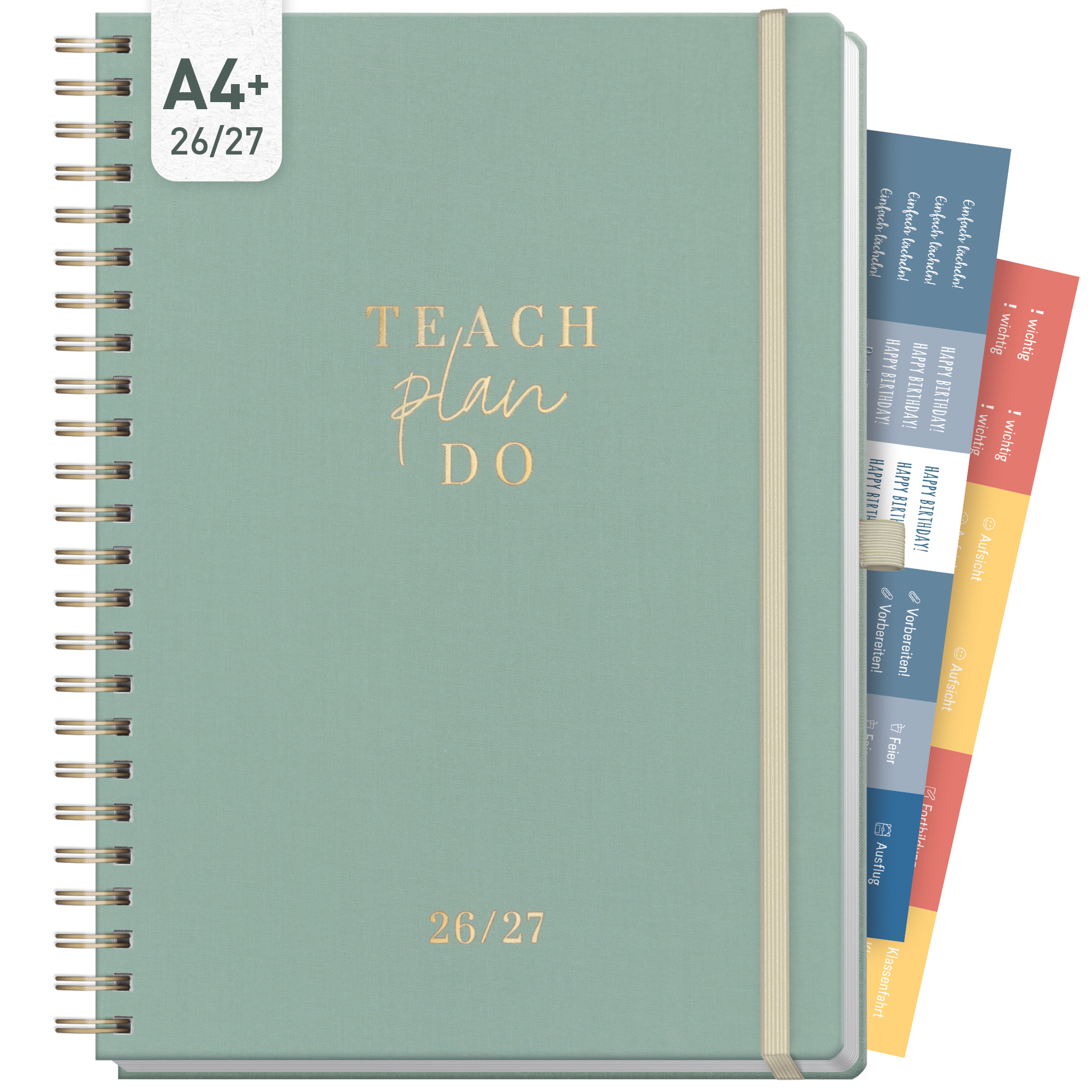 Artikelbild 1 des Artikels “Lehrer-Planer Maxi Deluxe A4+ 26/27 [Green Canvas] “