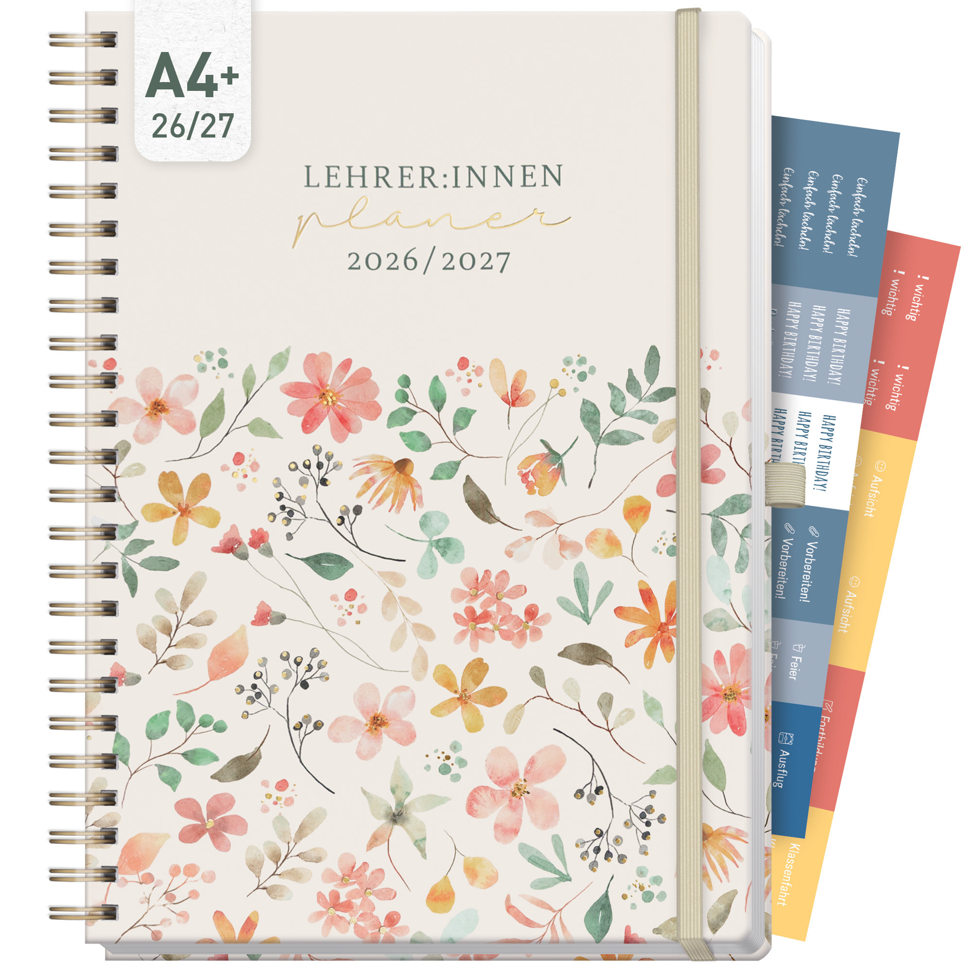Artikelbild 1 des Artikels “Lehrer-Planer Maxi Deluxe A4+ 26/27 [Wild Blossoms] “