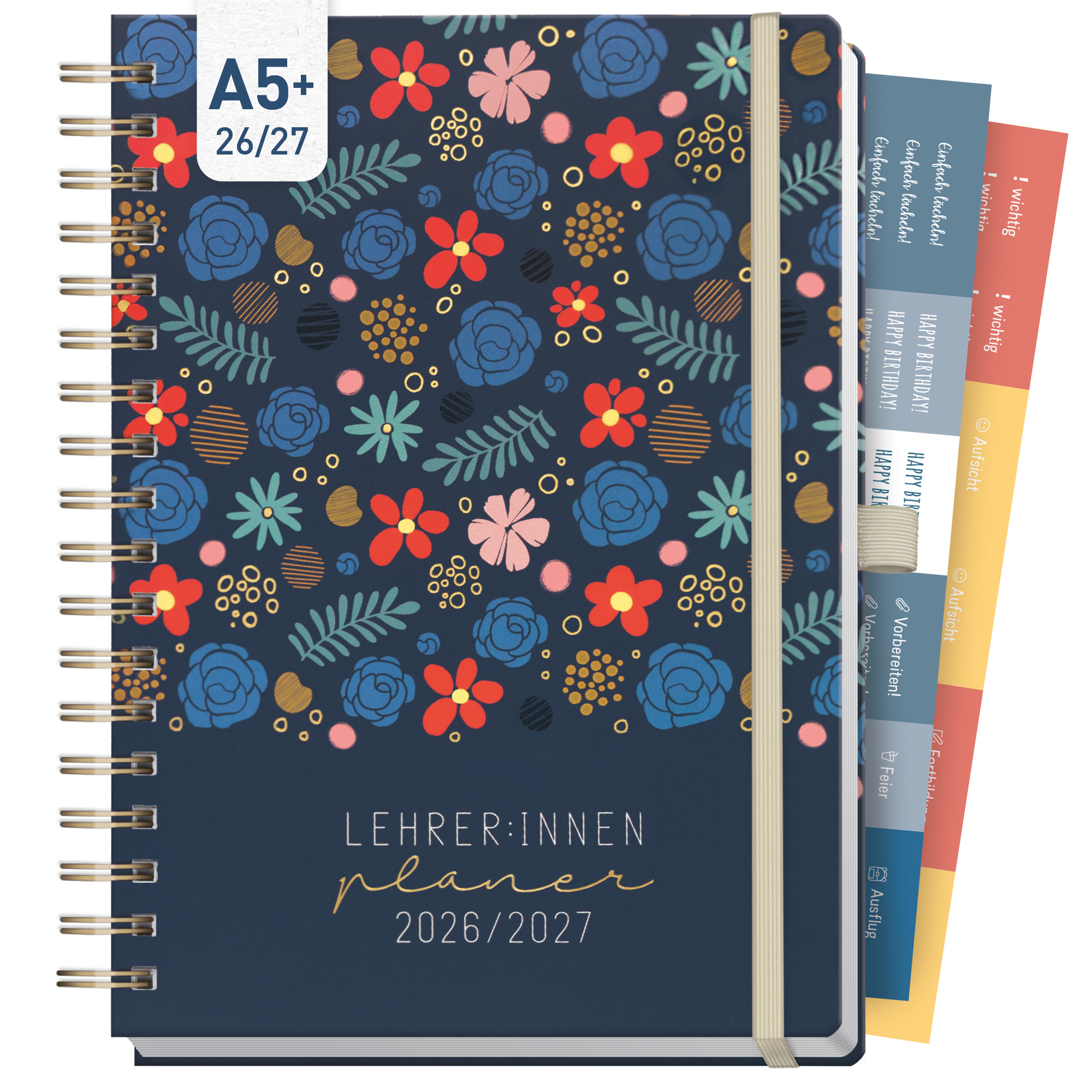 Artikelbild 1 des Artikels “Lehrer-Planer Deluxe A5+ 26/27 [Flowers & Leaves] “