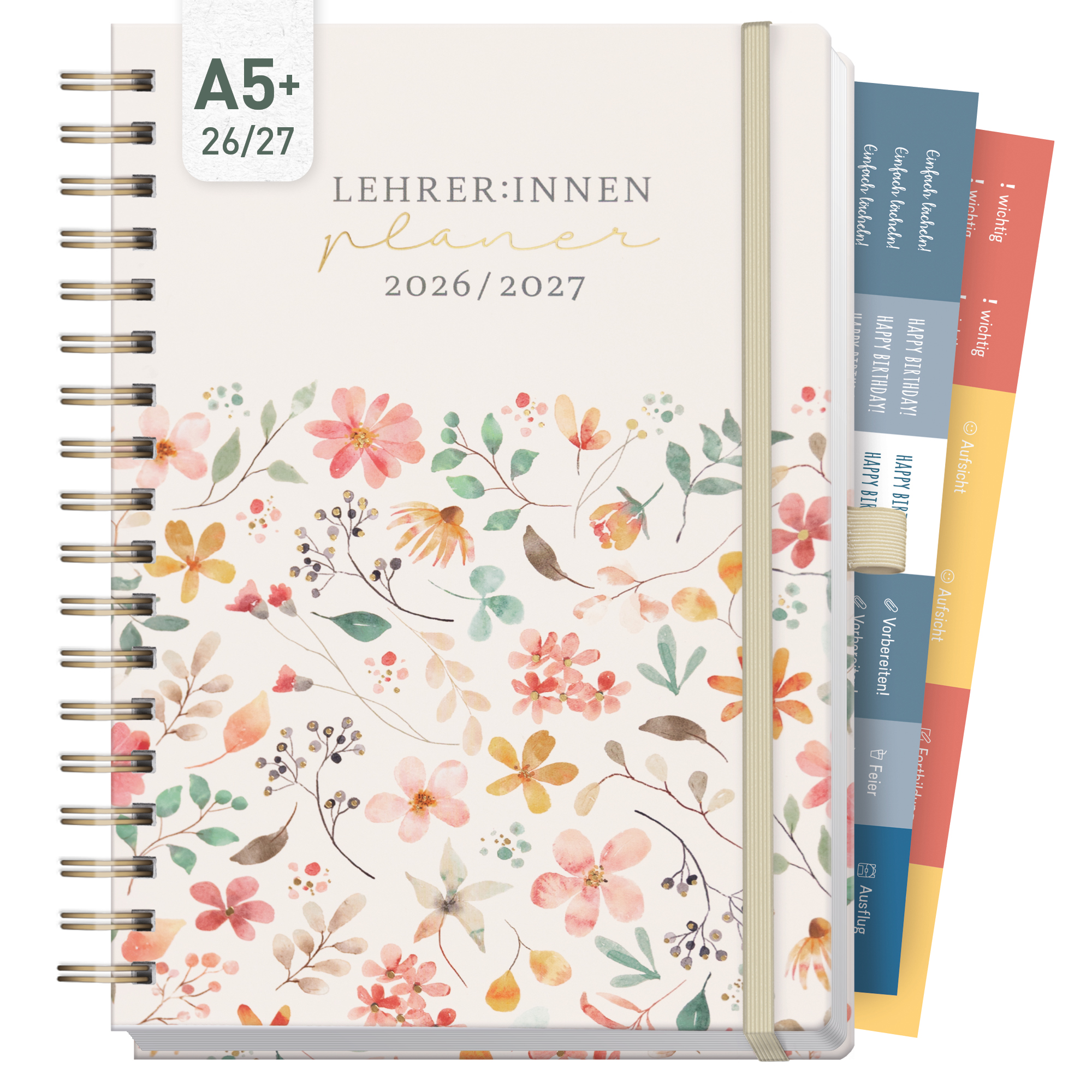 Artikelbild 1 des Artikels “Lehrer-Planer Deluxe A5+ 26/27 [Wild Blossoms] “