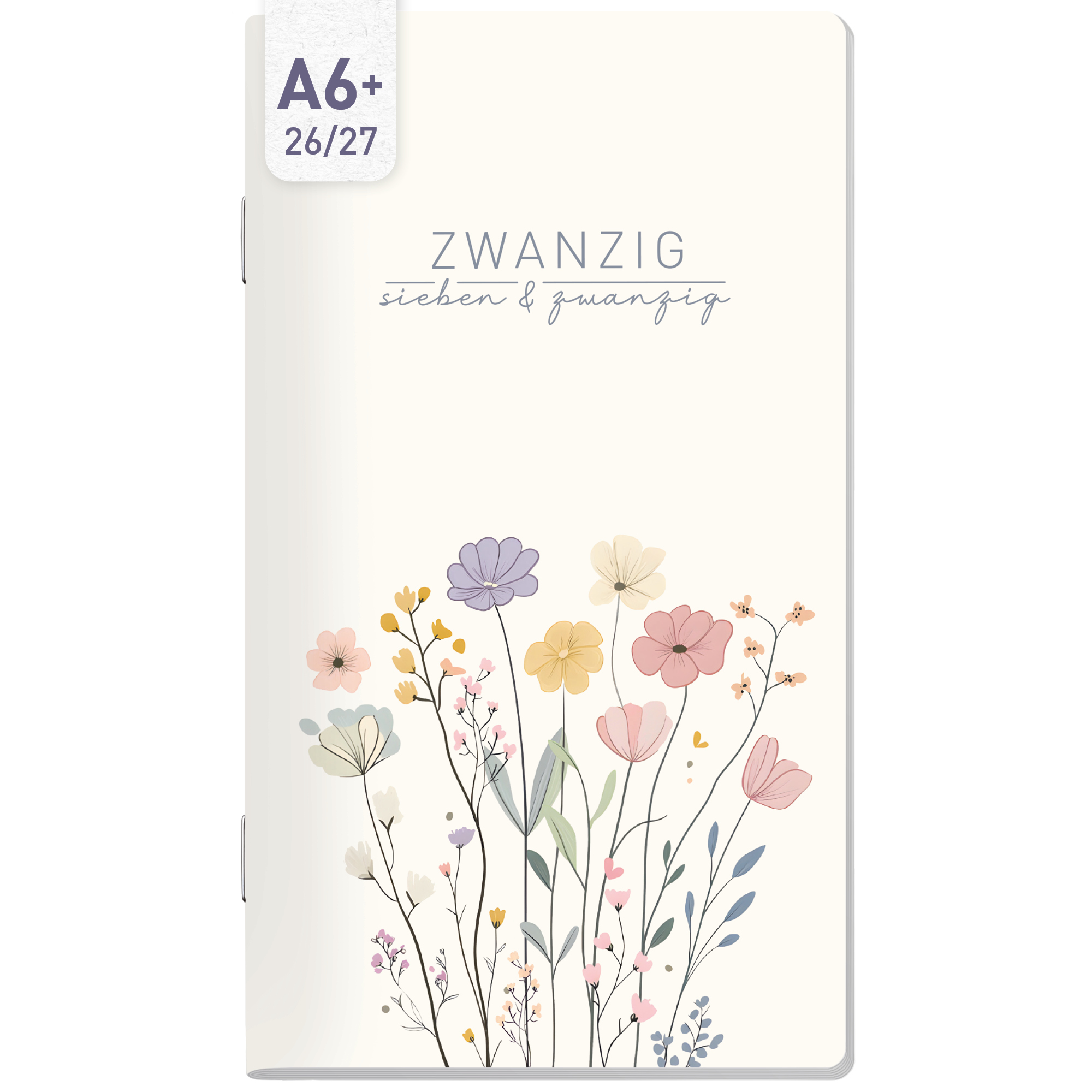 Artikelbild 1 des Artikels “Monatskalender 2026/2027 Square A6+ Taschenkalender [Flower Joy] “