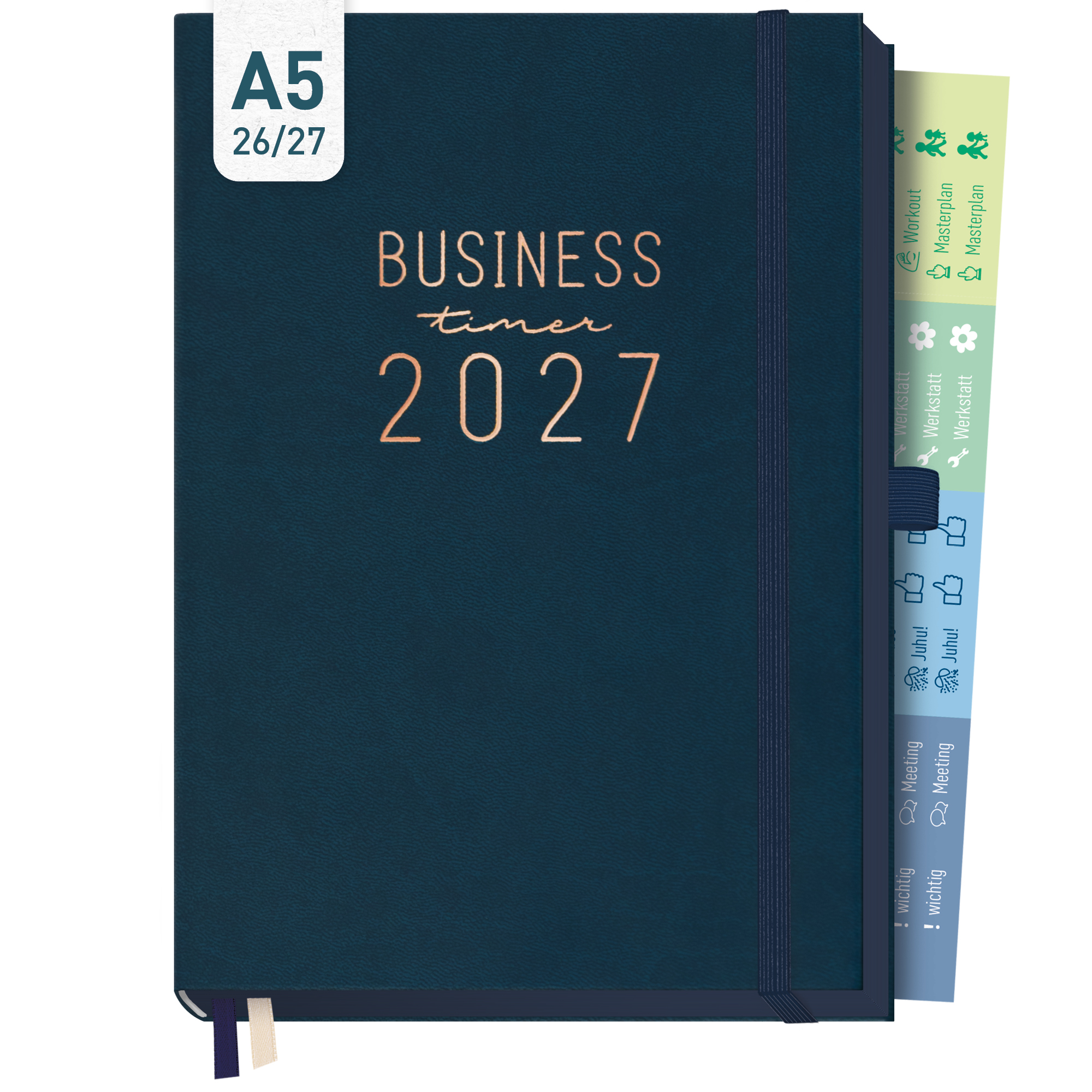 Artikelbild 1 des Artikels “Business-Timer Deluxe A5 2026/2027 A5 [Nachtblau] “
