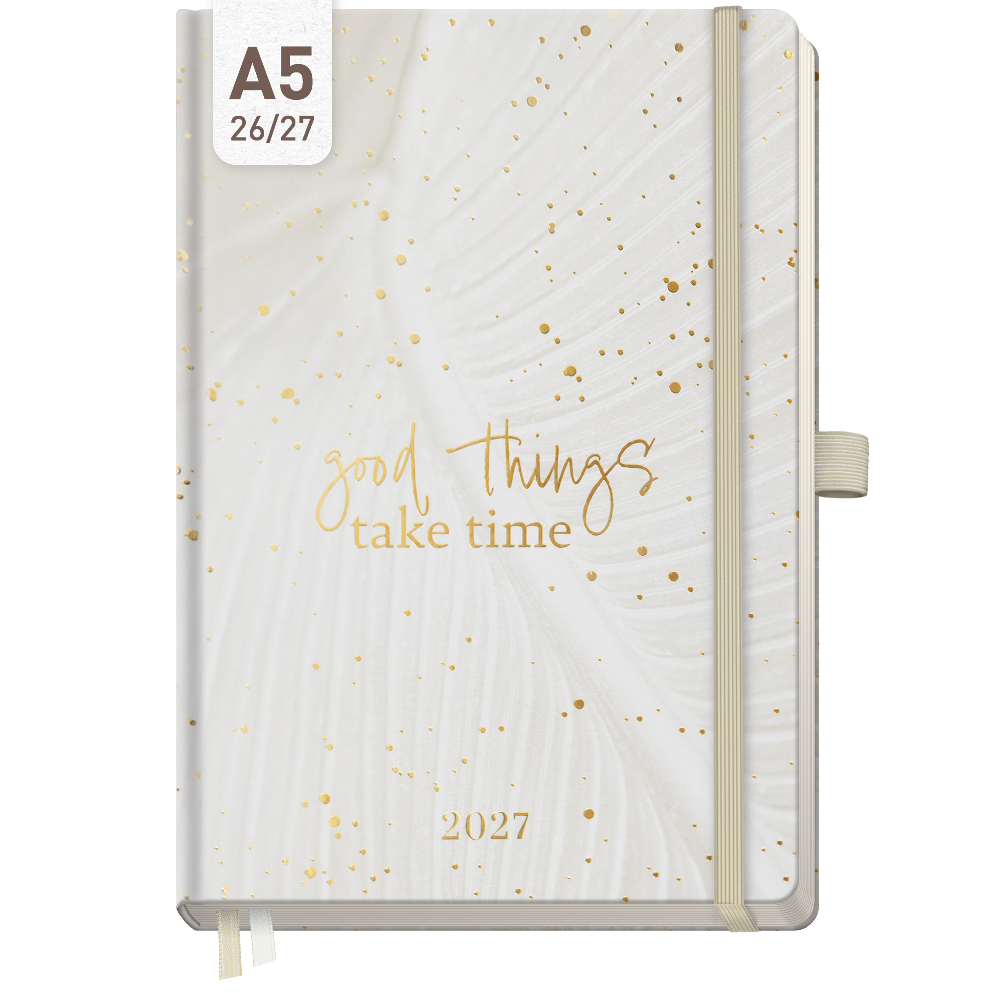 Artikelbild 1 des Artikels “Wochen-Notiz-Kalender 2026/2027 A5 [Sparkling Leaf] “