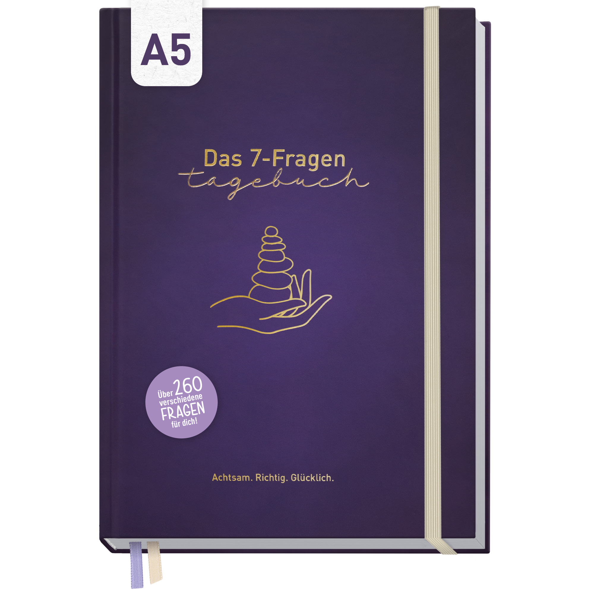 Artikelbild 1 des Artikels “paper&you Das 7-Fragen-Tagebuch A5 für 6 Monate [In Balance] “