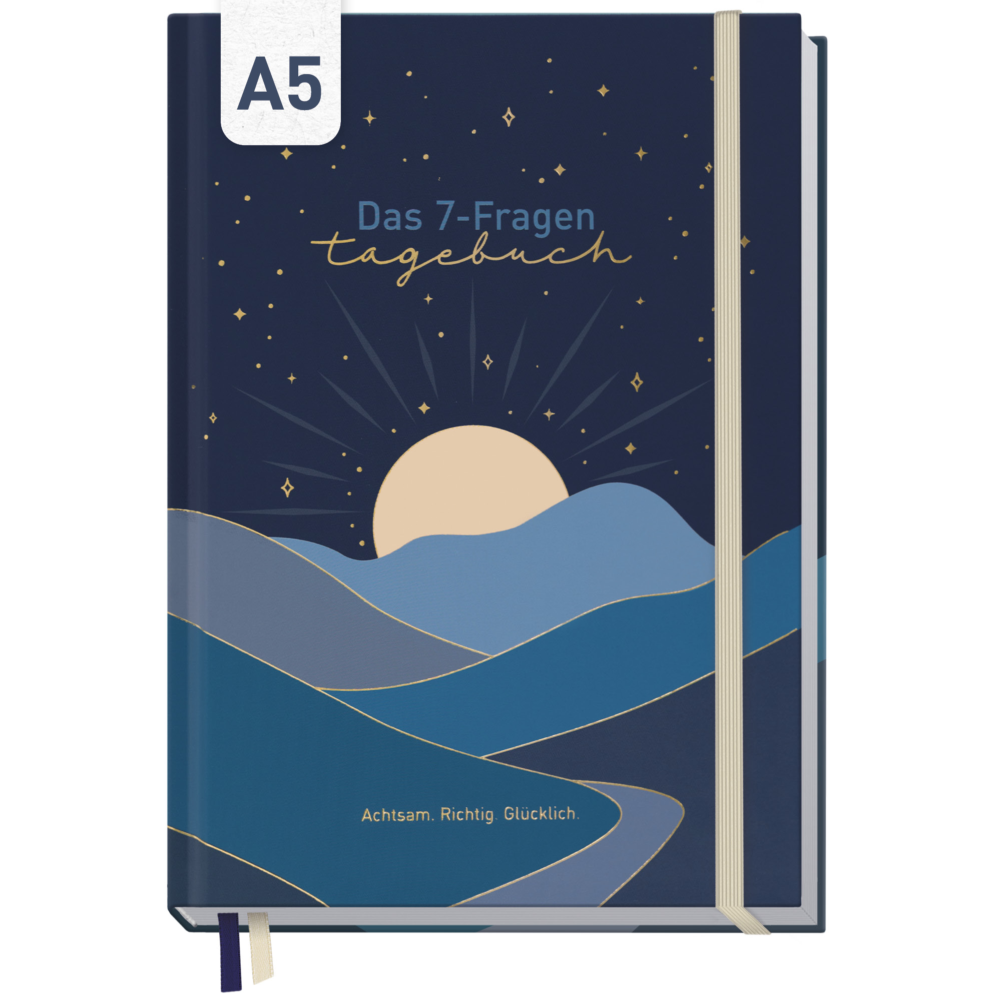 Artikelbild 1 des Artikels “paper&you Das 7-Fragen-Tagebuch A5 für 6 Monate [Moonrise] “
