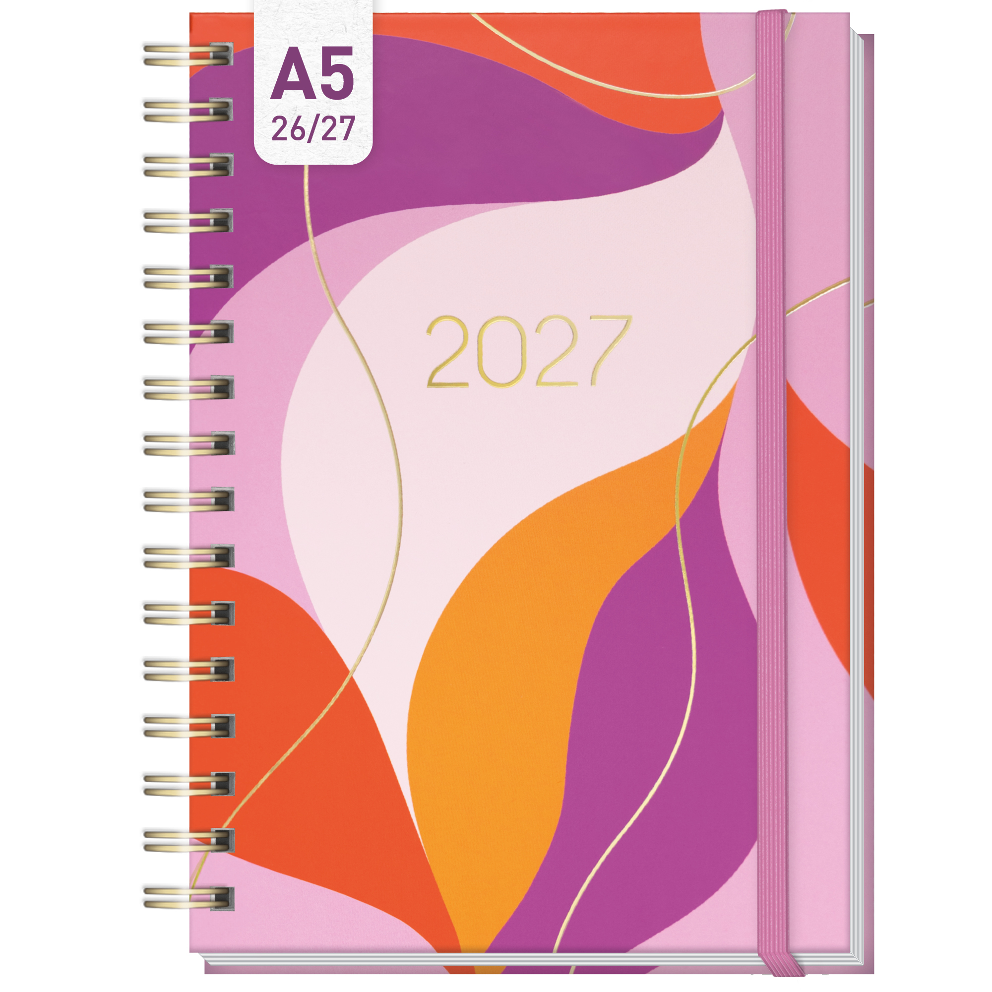 Artikelbild 1 des Artikels “Lieblings-Timer A5 2026/2027 auf Englisch (+ IT/FR/ES) [Color Love] “