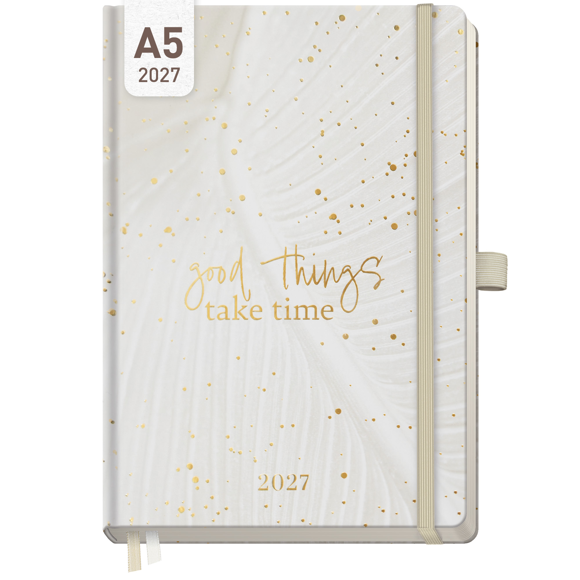 Artikelbild 1 des Artikels “Wochen-Notiz-Kalender A5 2027 [Sparkling Leaf] “