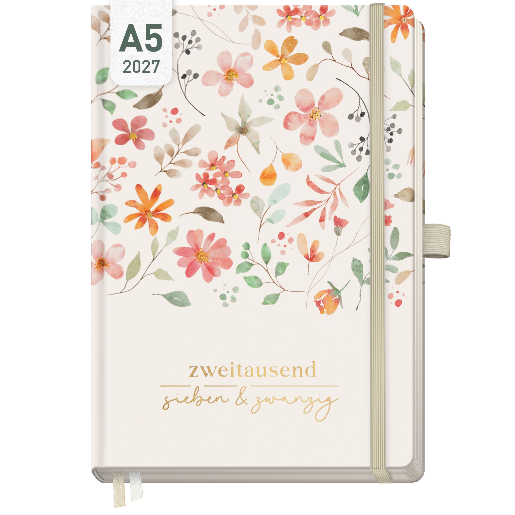 Artikelbild 1 des Artikels “Wochen-Notiz-Kalender A5 2027 [Wild Blossoms] “