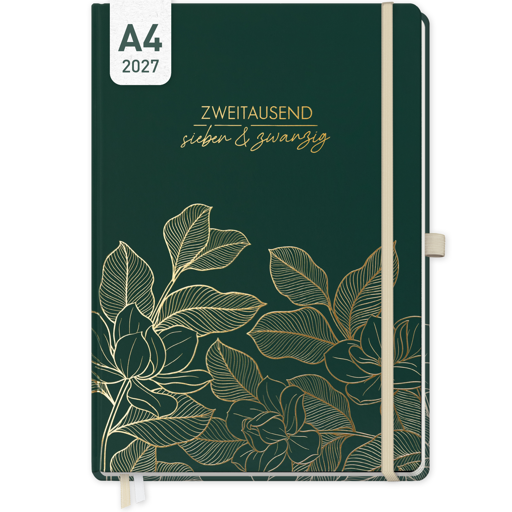 Artikelbild 1 des Artikels “Wochen-Notiz-Kalender A4 2027 [Golden Leaves] “