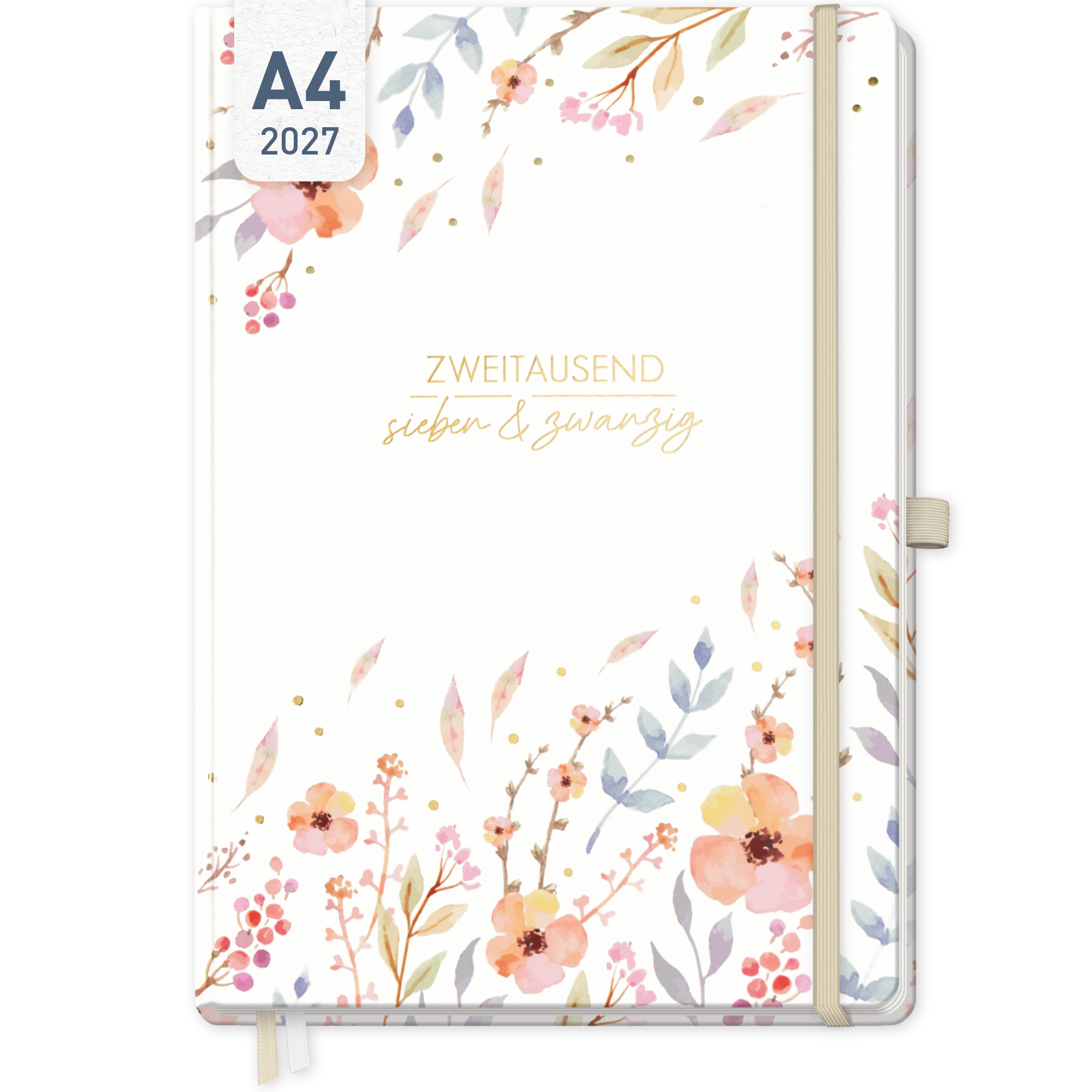 Artikelbild 1 des Artikels “Wochen-Notiz-Kalender A4 2027 [Sweet Flowers] “