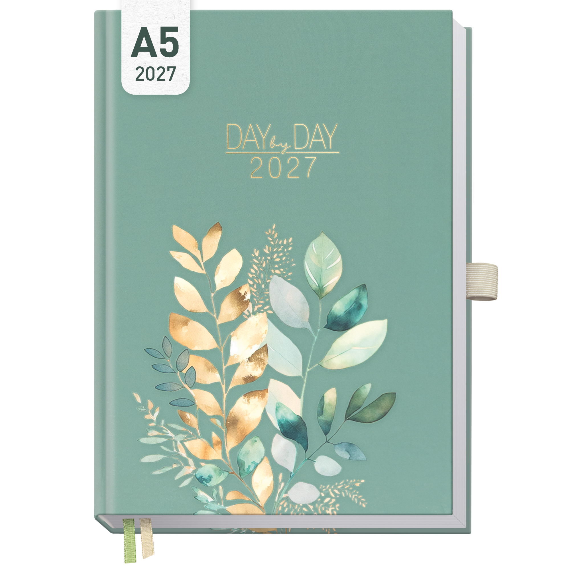 Artikelbild 1 des Artikels “Organizer Day by Day A5 2027 [Shiny Leaves] “