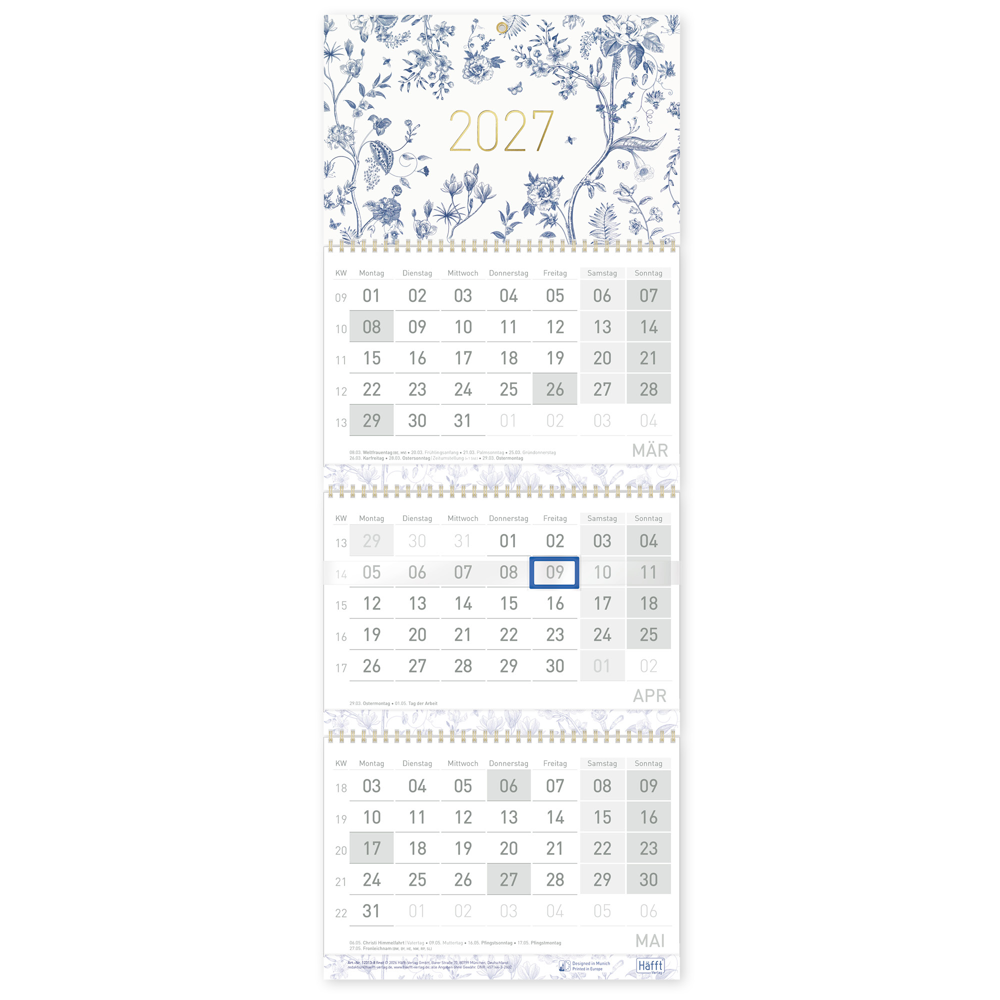 Artikelbild 1 des Artikels “3-Monatskalender 2027 [Fine Style] “