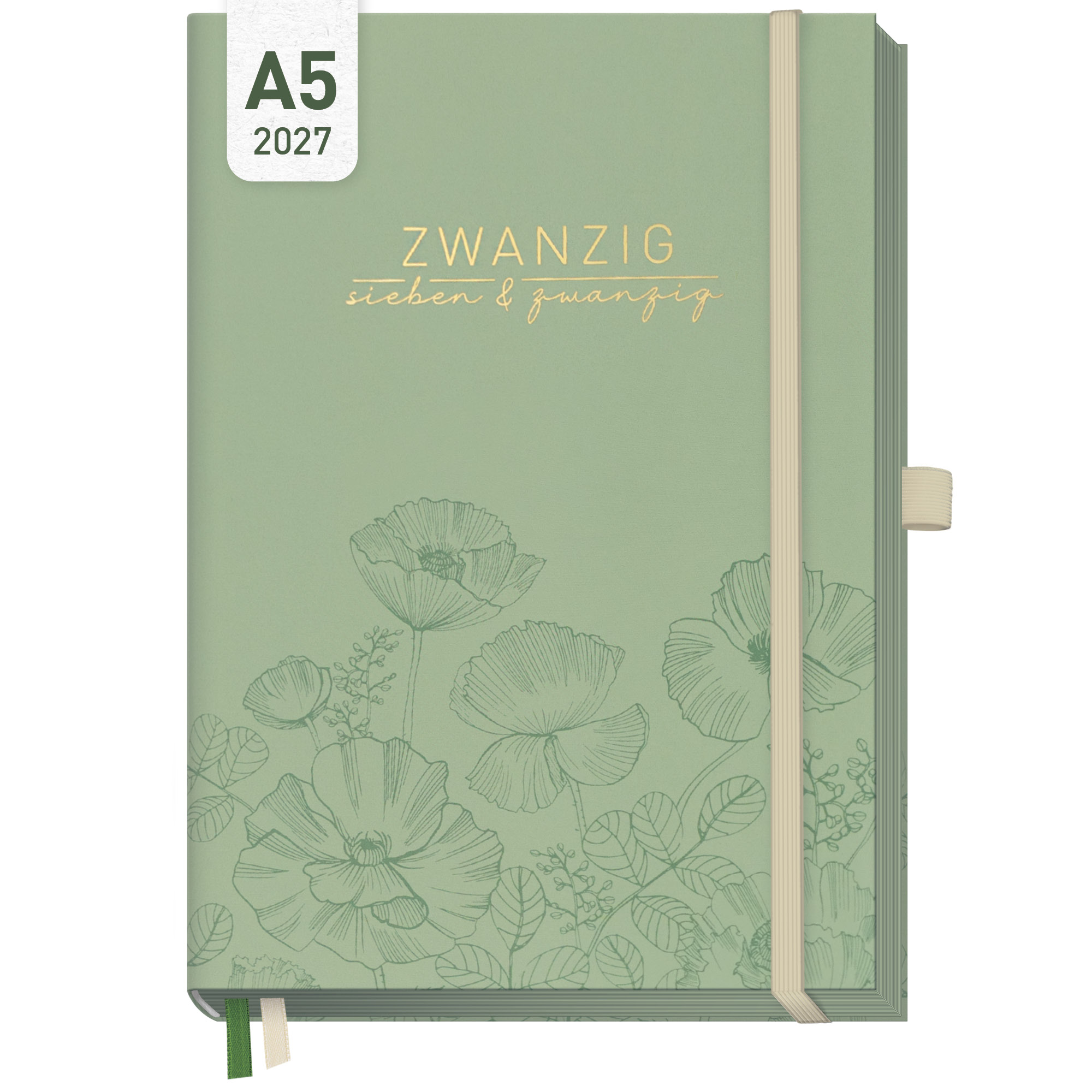 Artikelbild 1 des Artikels “Business-Timer Deluxe A5 2027 [Green Poppy] “