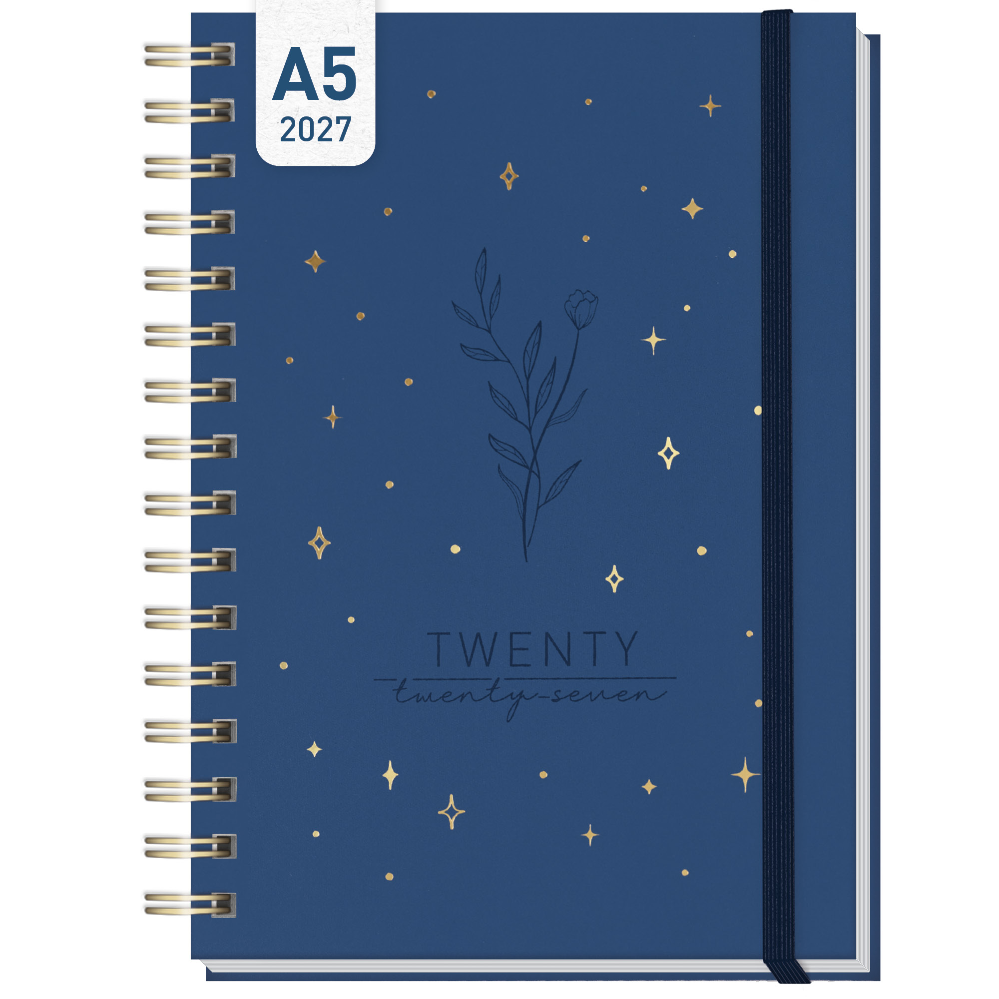 Artikelbild 1 des Artikels “Lieblings-Timer A5 2027 Englisch (+ IT/FR/ES) [Night Flower] “