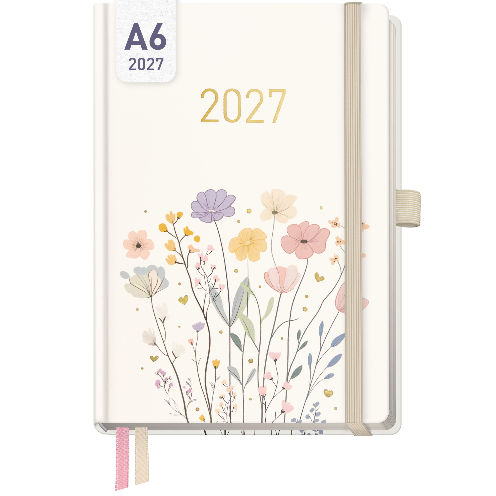 Artikelbild 1 des Artikels “Wochen-Notiz-Kalender A6 2027 [Flower Joy] “