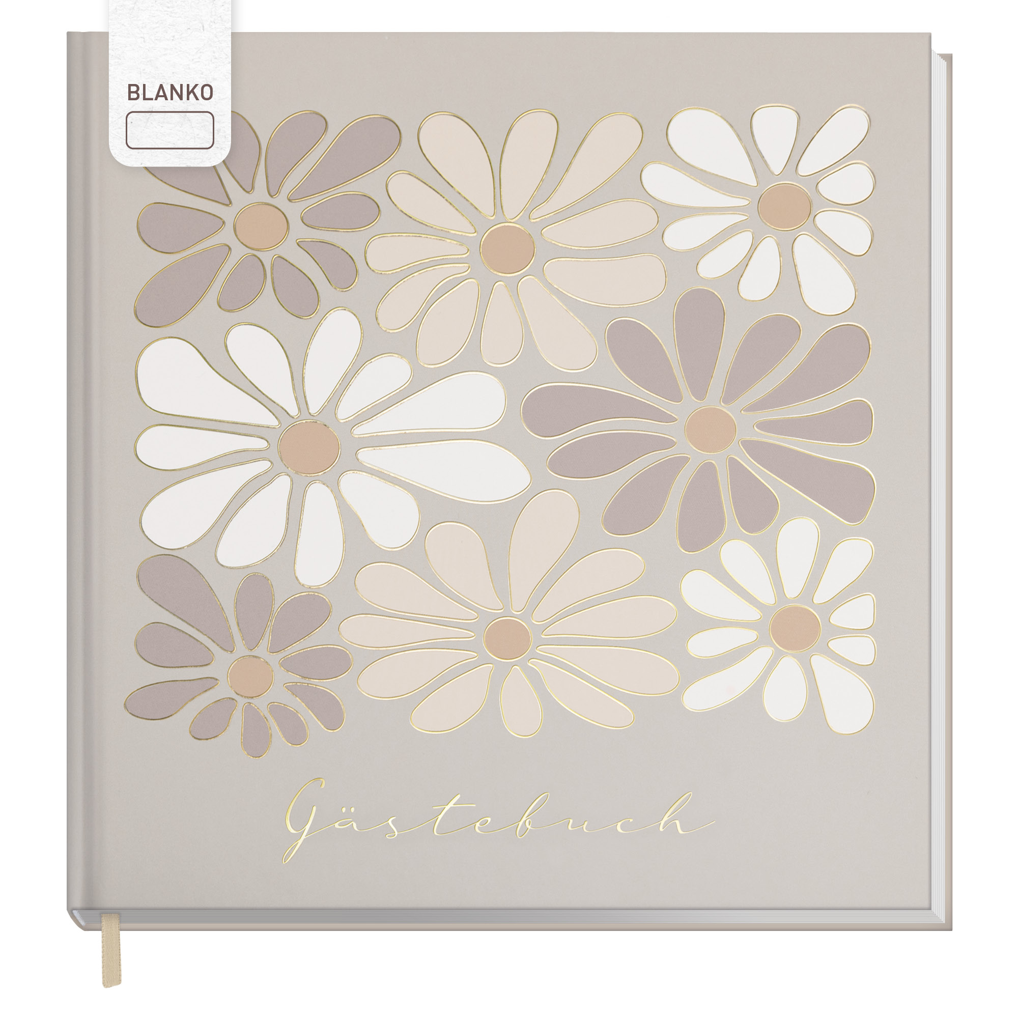 Artikelbild 1 des Artikels “p&y Gästebuch [Flower Power beige] “