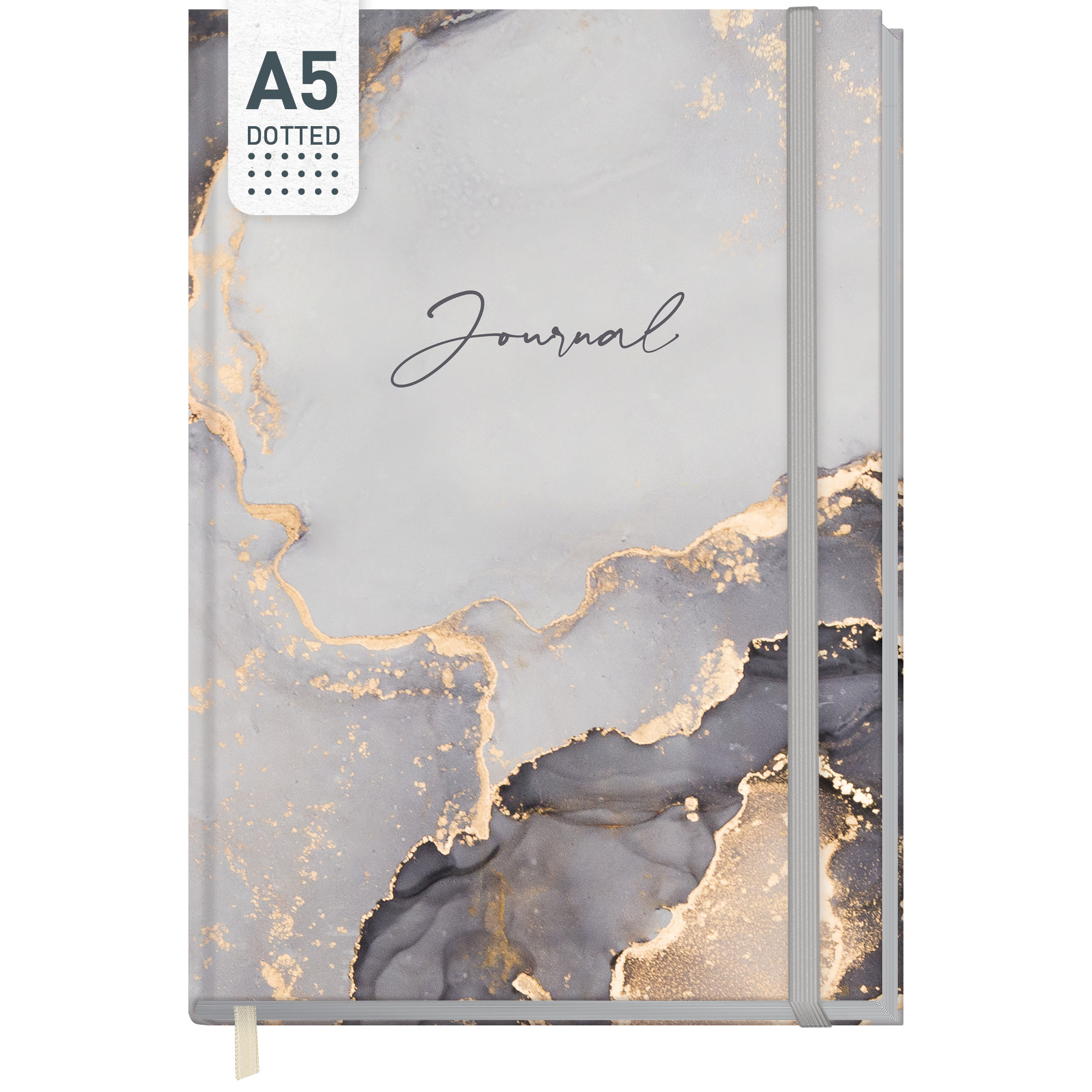 Artikelbild 1 des Artikels “paper&you Journal dotted A5 [Grey Marble] “