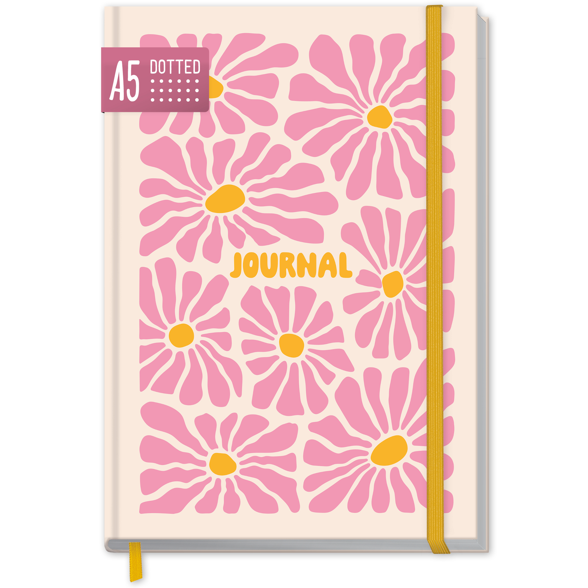 Artikelbild 1 des Artikels “paper&you Journal dotted A5 [Pink Flowers] “