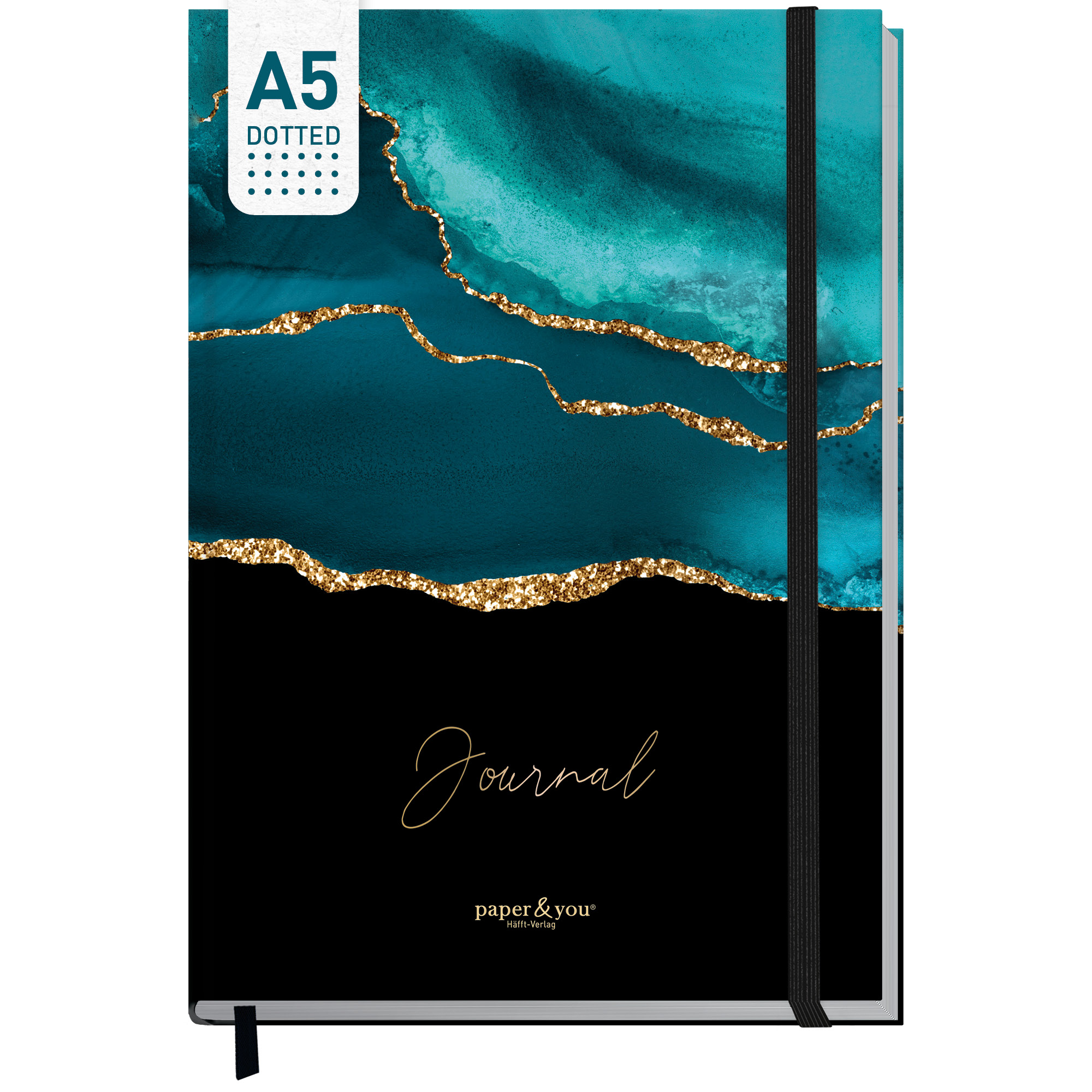 Artikelbild 1 des Artikels “paper&you Journal dotted A5 [Shiny Teal] “