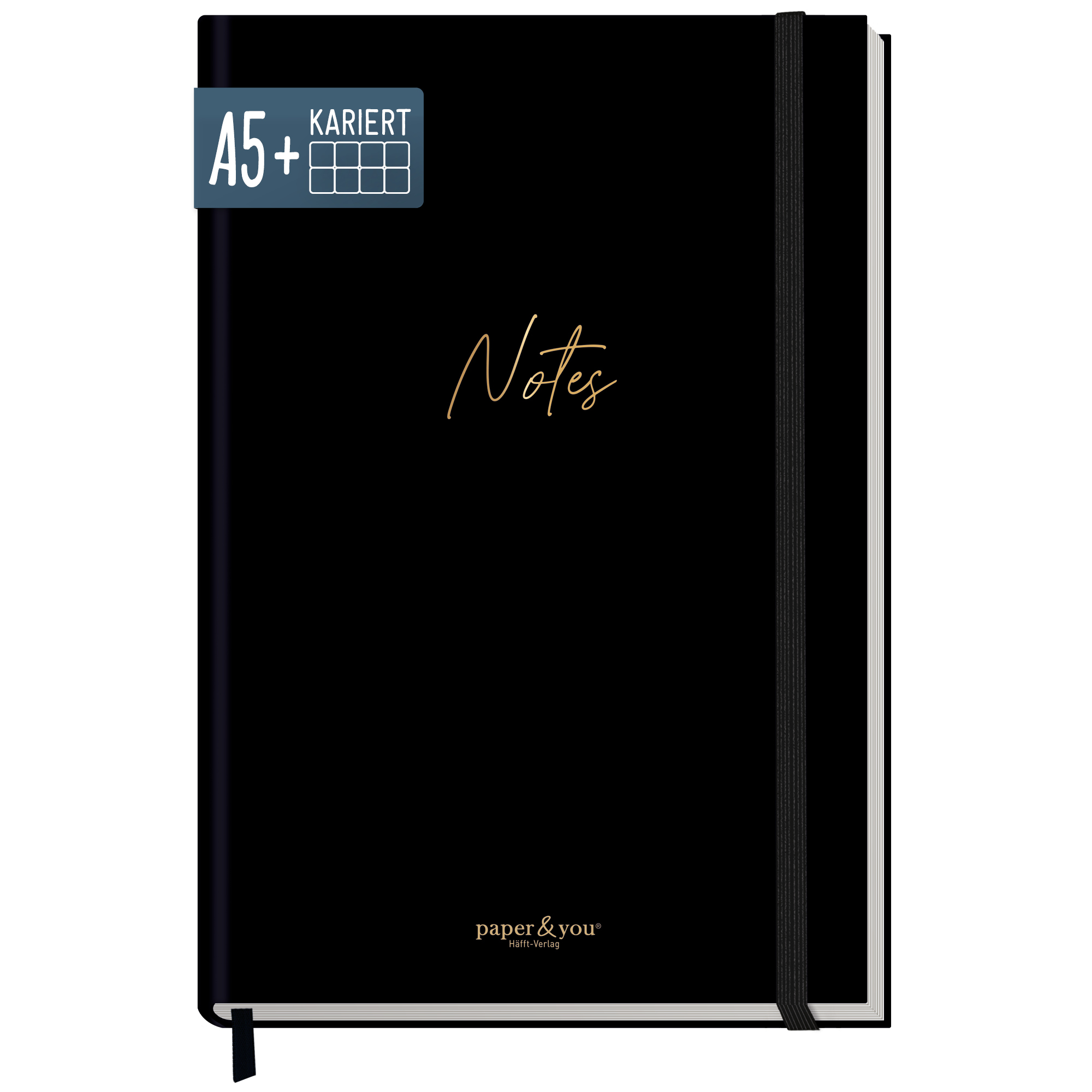 Artikelbild 1 des Artikels “Notizbuch Classic kariert A5+  [Black Edition] “