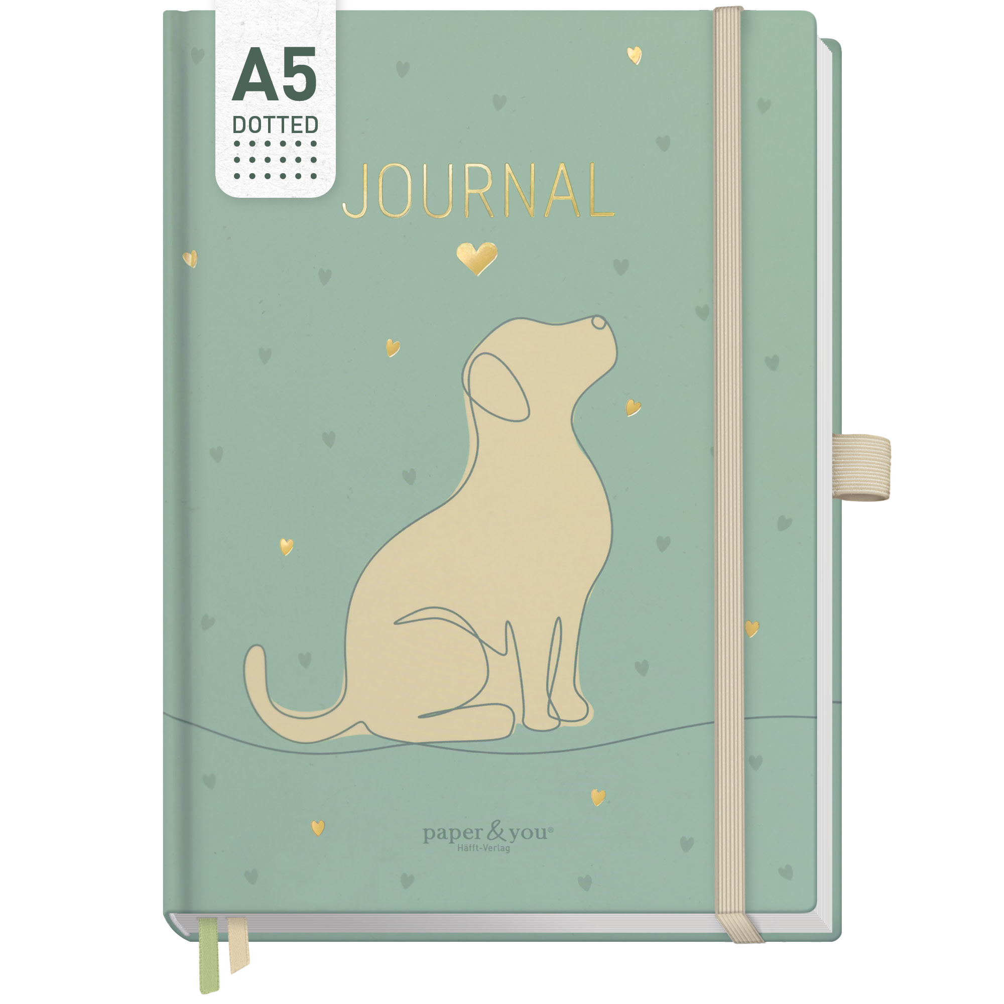 Artikelbild 1 des Artikels “p&y Journal Premium dotted A5 [Dog’s heart] “