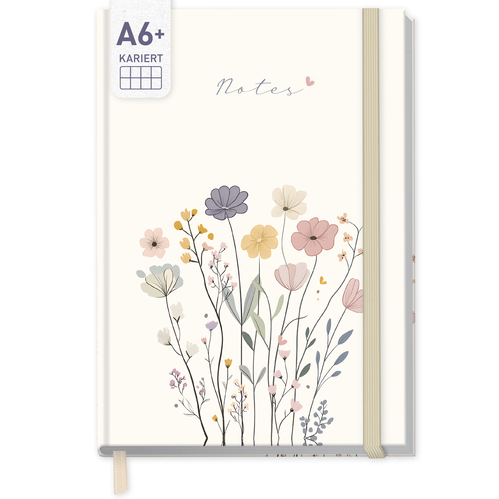 Artikelbild 1 des Artikels “paper&you Notizbuch kariert A6+ 